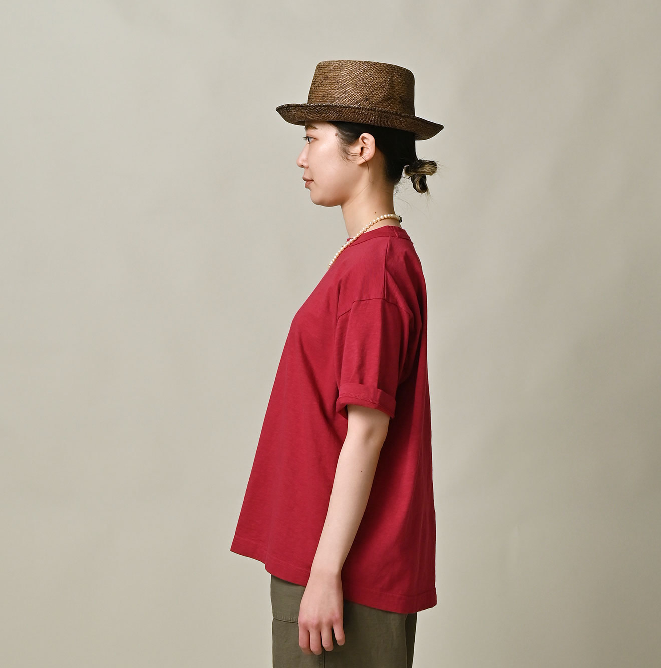 Tenjiku 908 Ocean T-shirt Female Model