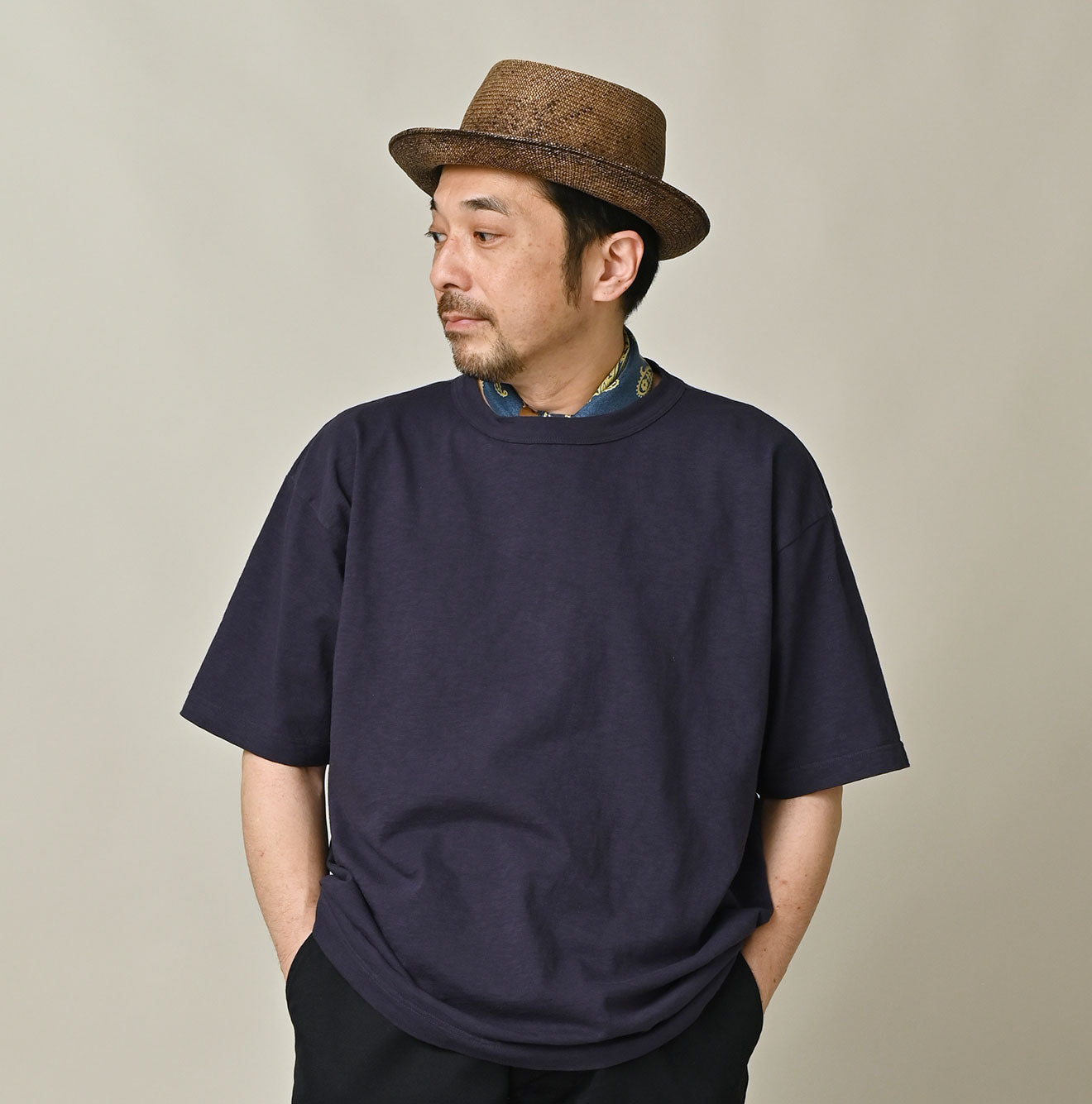 Tenjiku 908 Ocean T-shirt Male Model