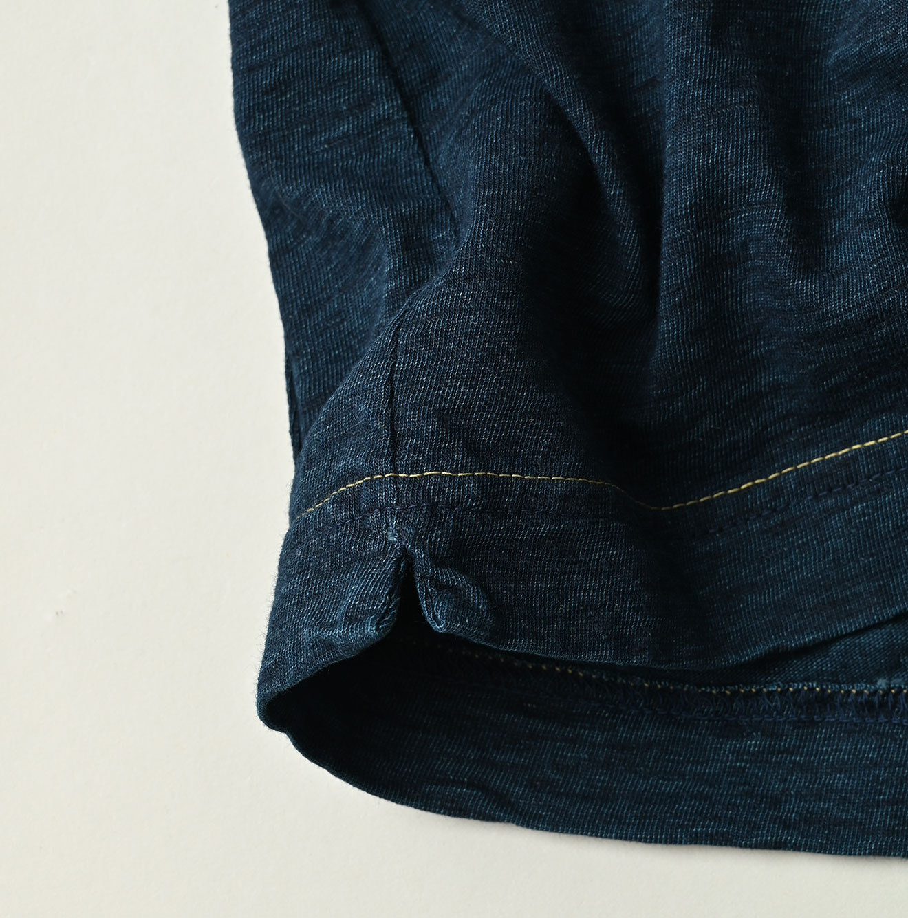 Indigo Tenjiku 908 Ocean T-shirt Detail