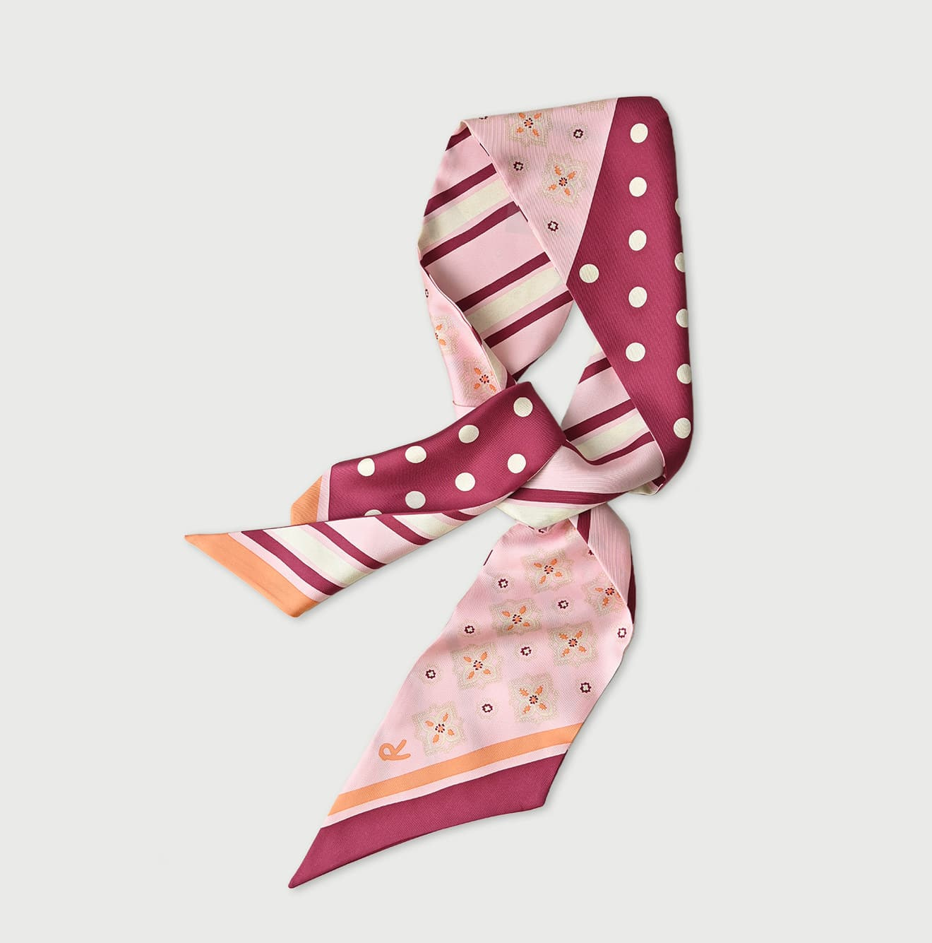 Silk Preppy Mix Kombu Pink