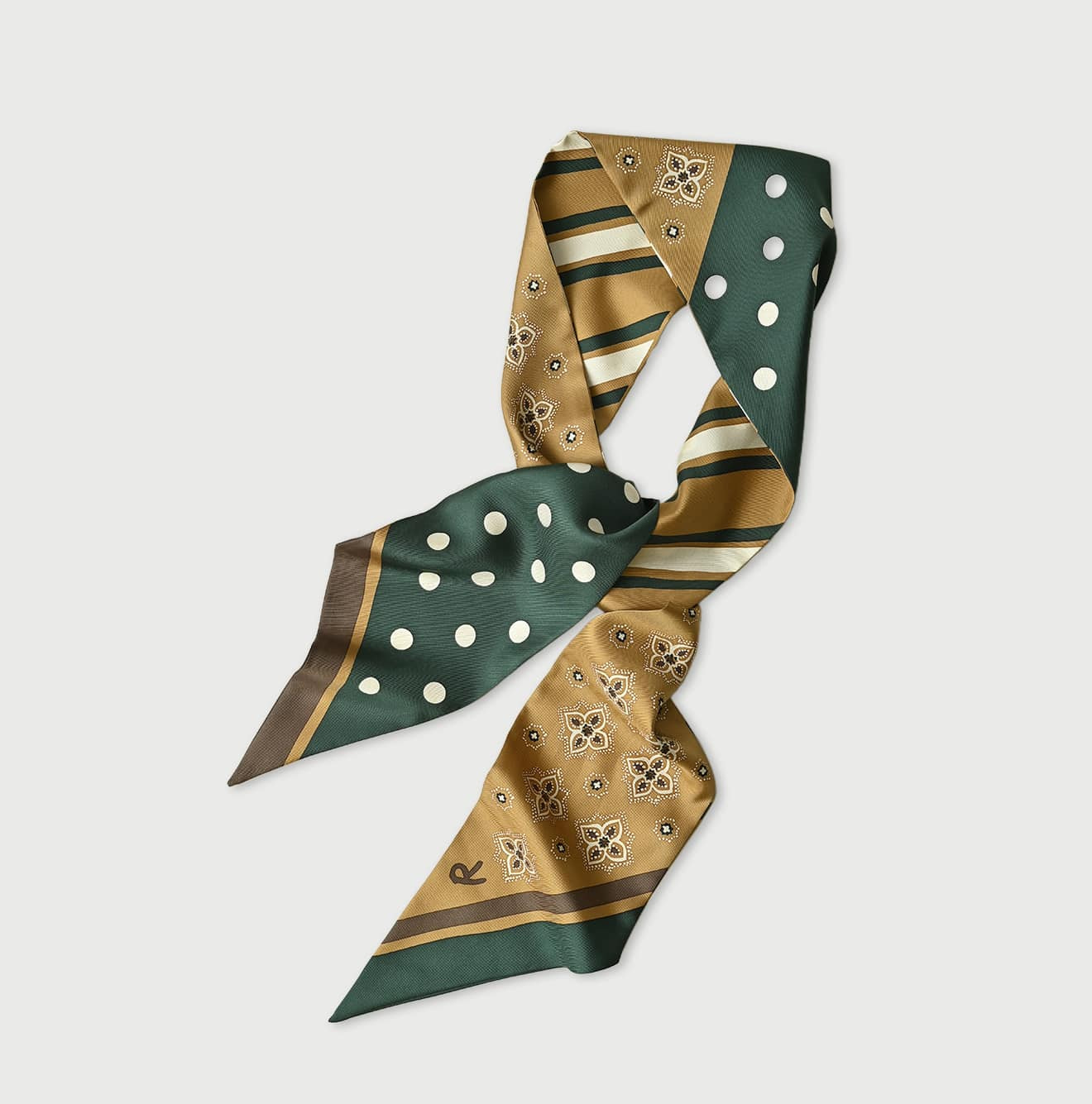 Silk Preppy Mix Kombu Green