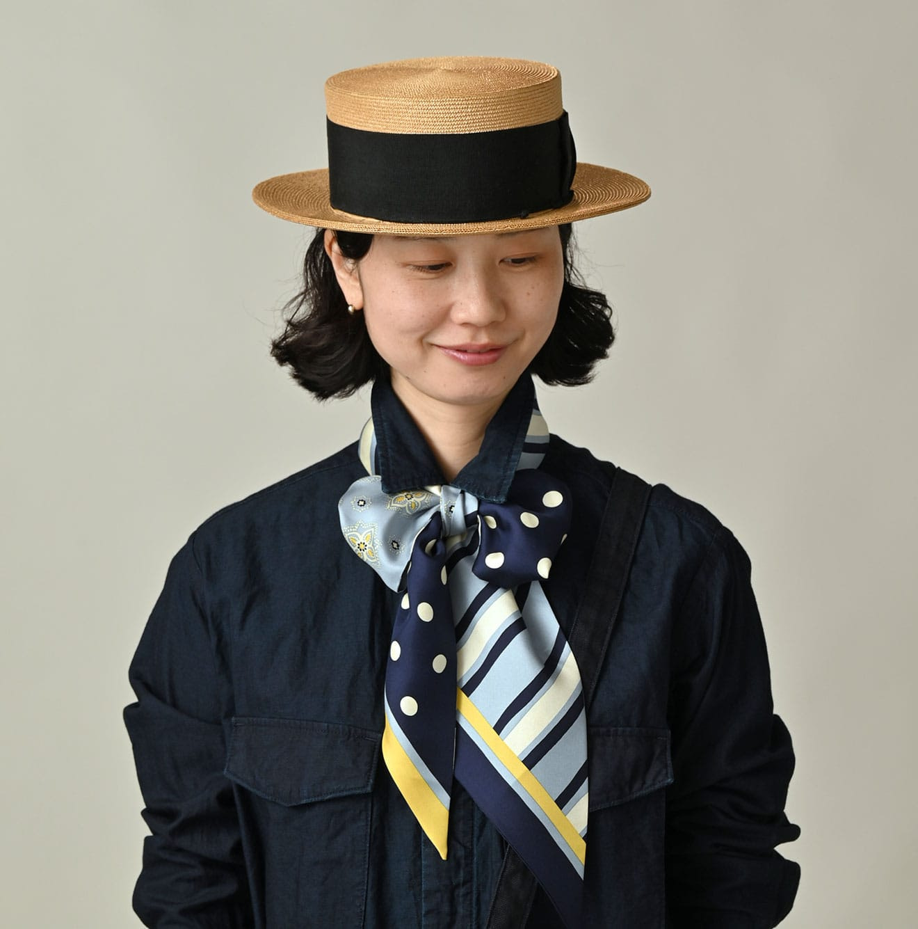 Silk Preppy Mix Kombu Female Model