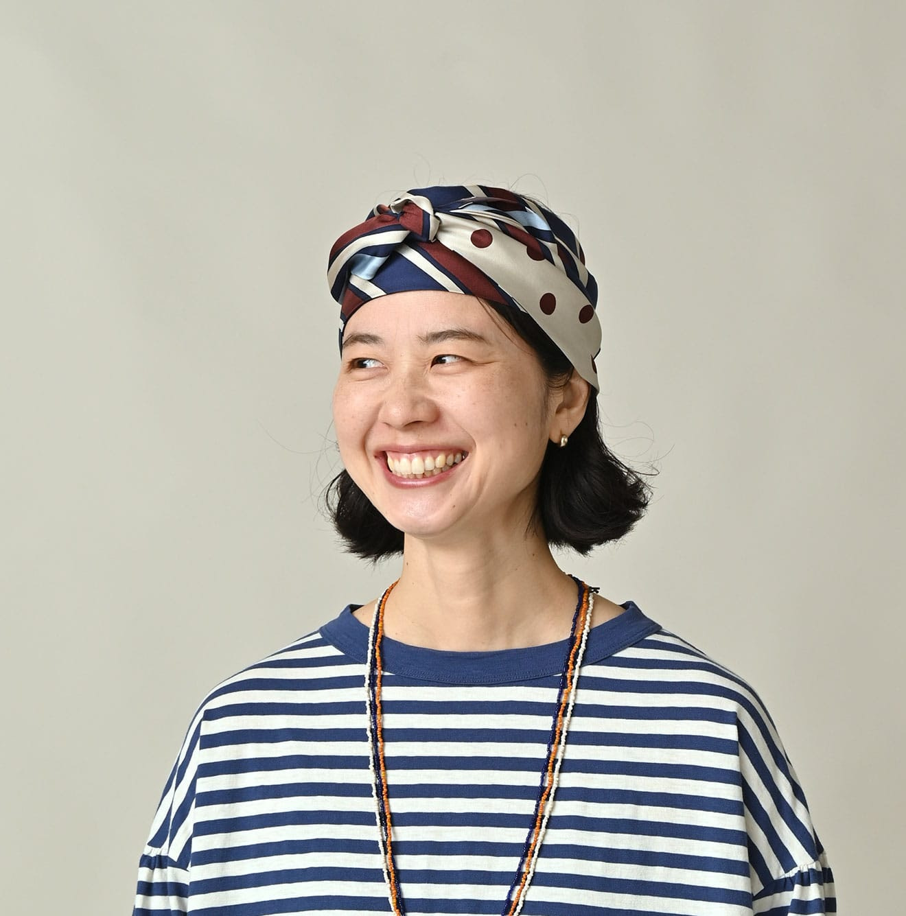 Silk Preppy Mix Kombu Female Model