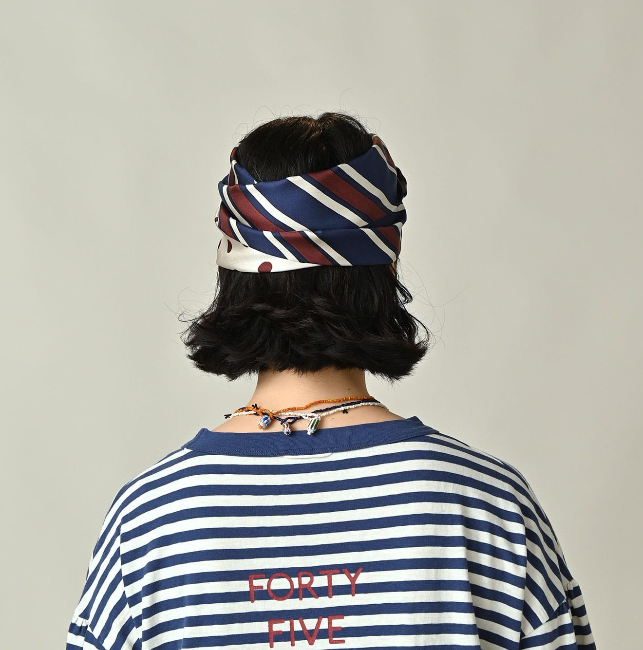 Silk Preppy Mix Kombu Female Model