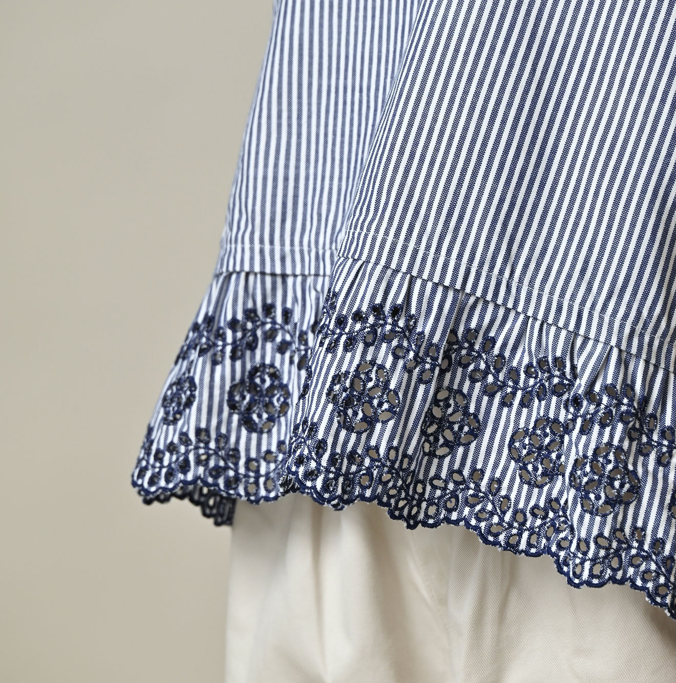 Supima OX Cutwork M Camisole Detail