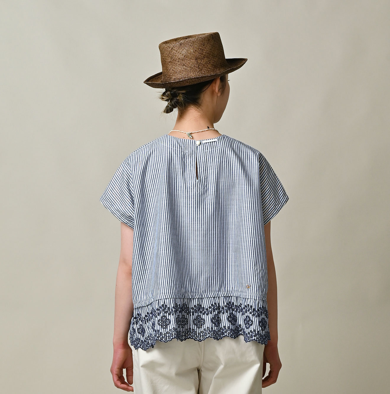 Supima OX Cutwork M Camisole Female Model