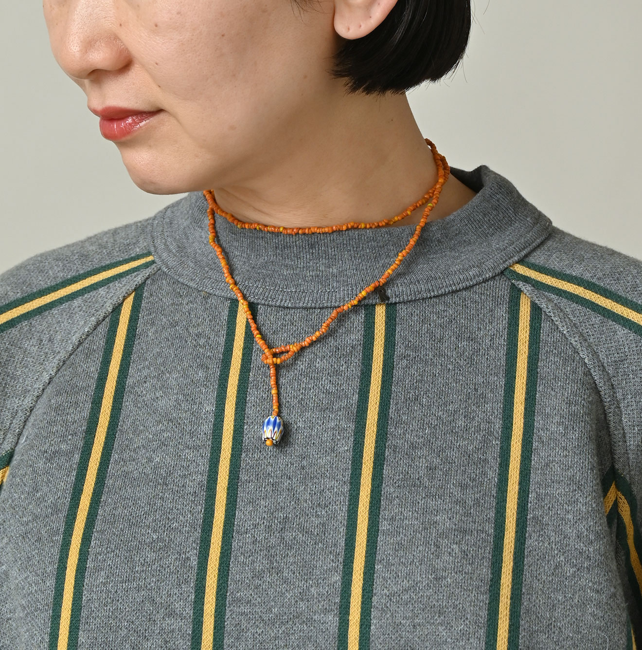 Regiment Jacquard Dolman Sleeve Sweat Detail