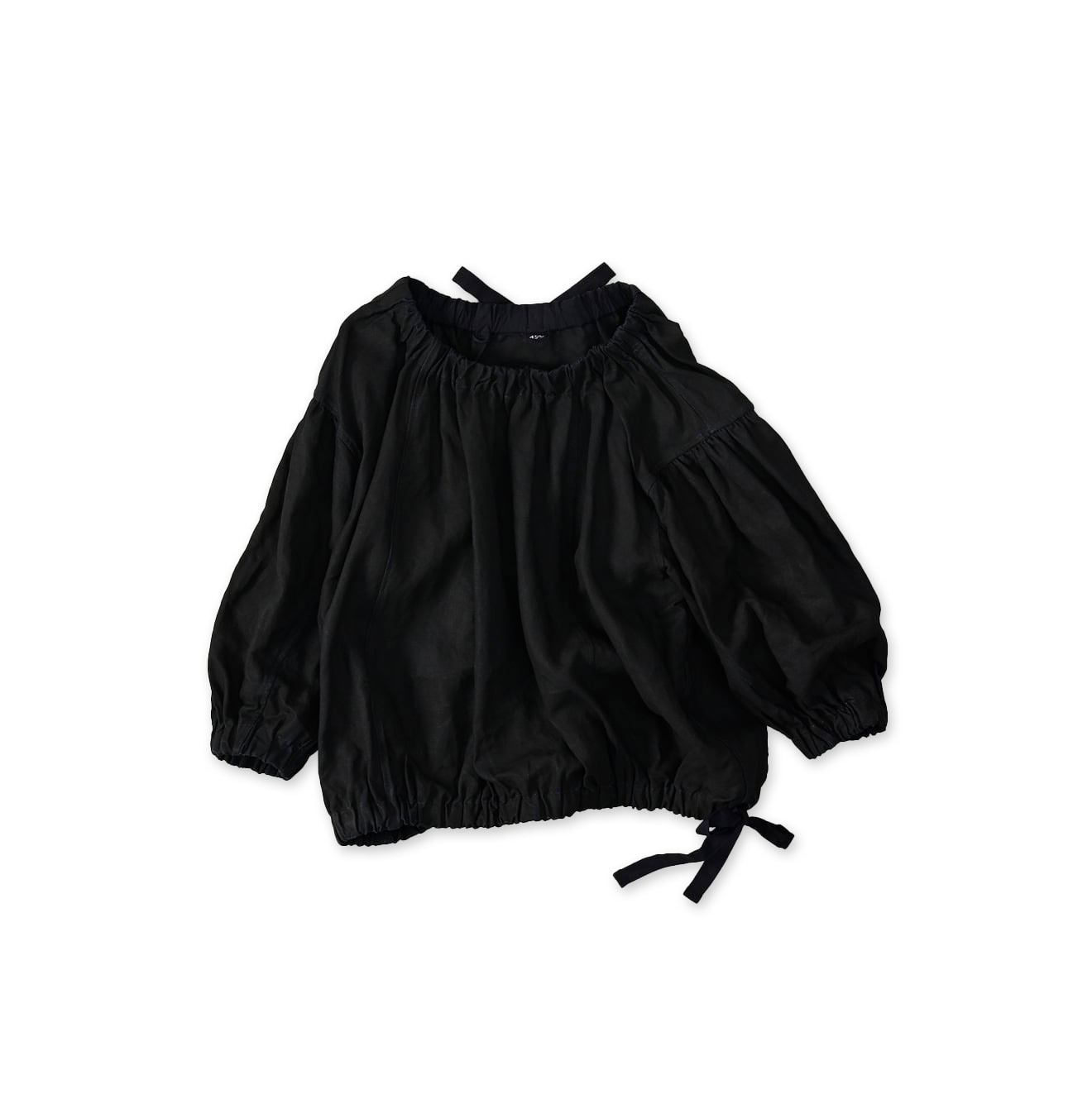 Indigo Linen Cloth Sack Blouse