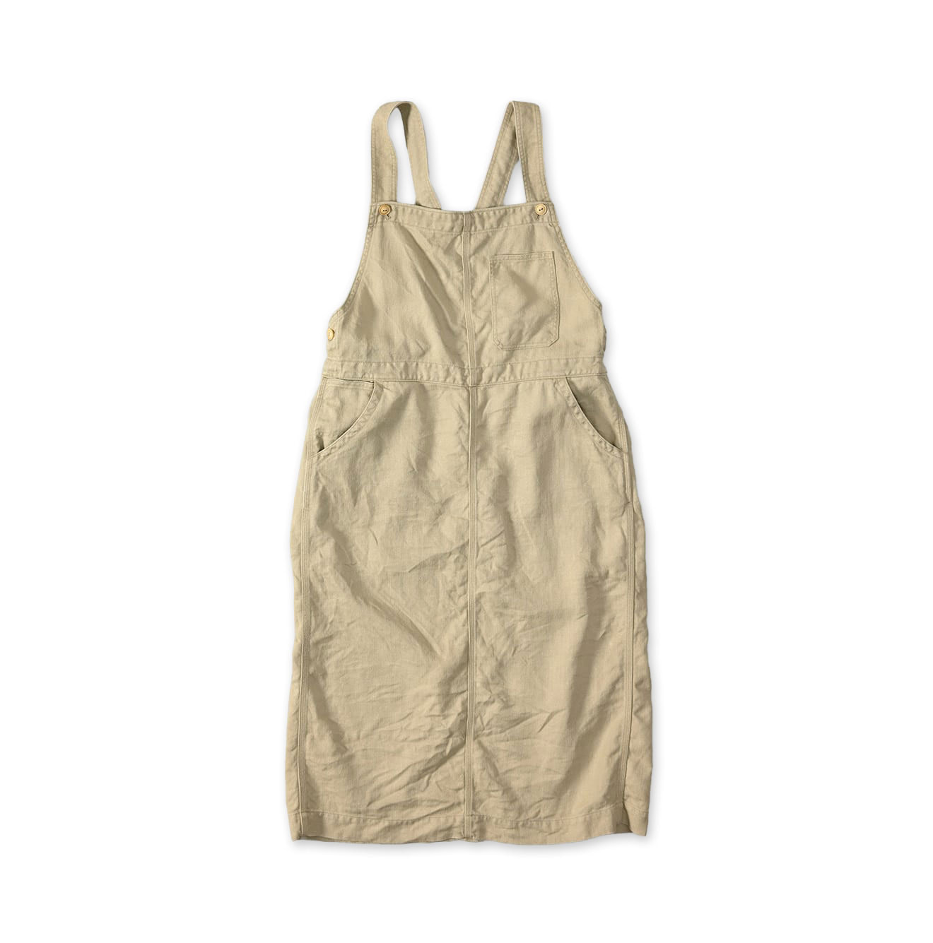 Linen Herringbone Over Skirt