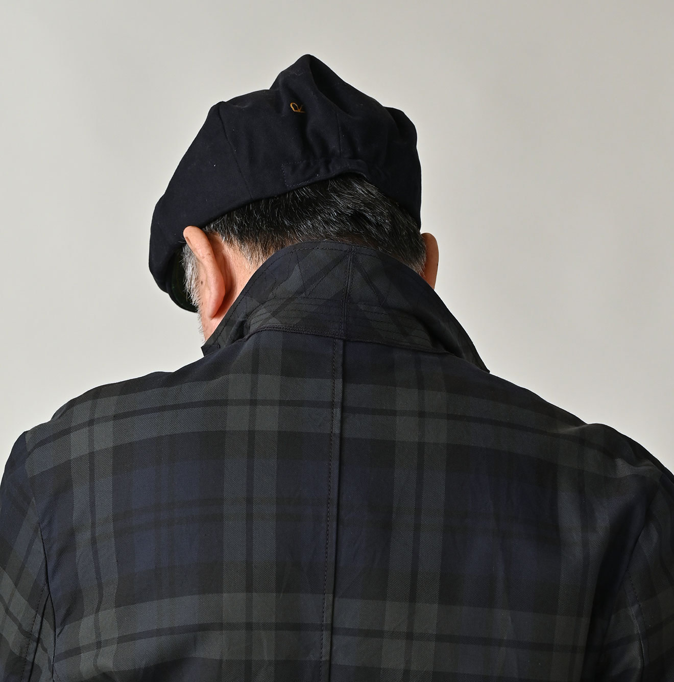 Gabardine Bulltile 908 Miyuki Jacket Detail