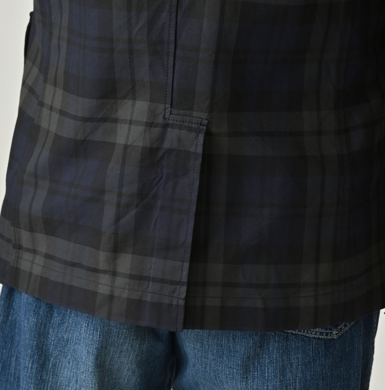 Gabardine Bulltile 908 Miyuki Jacket Detail