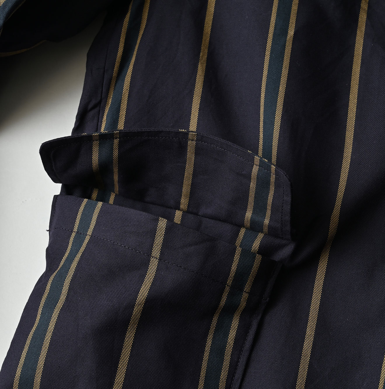 Gabardine Bulltile 908 Miyuki Jacket Detail