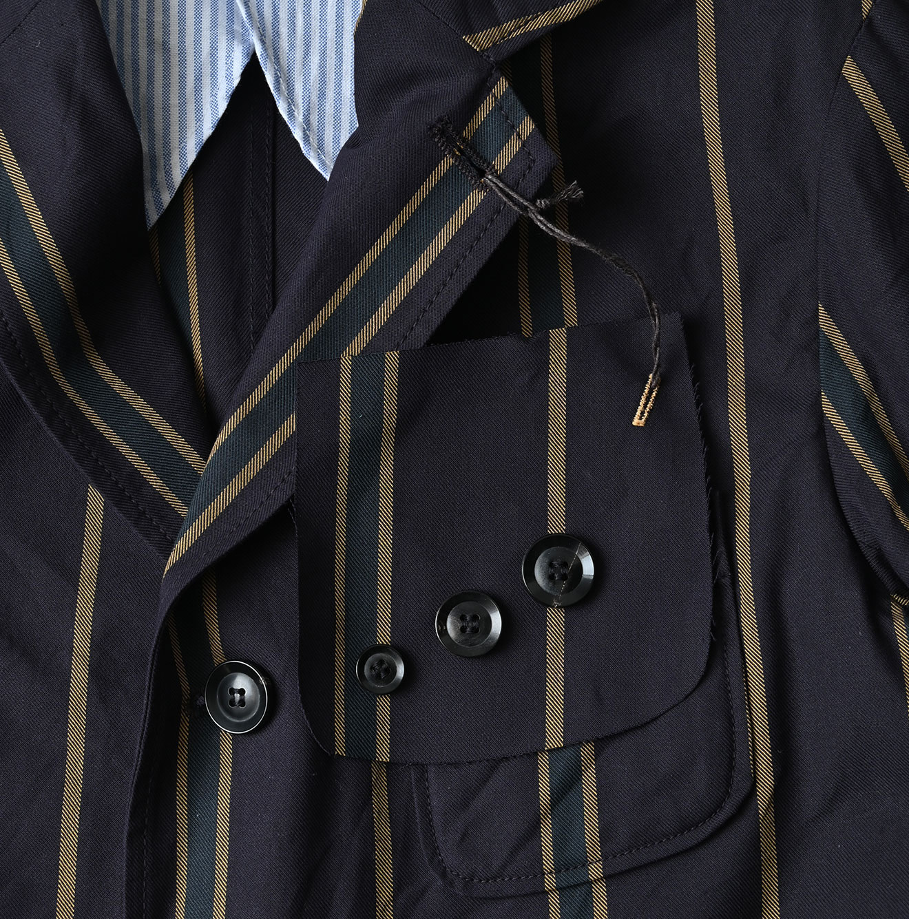 Gabardine Bulltile 908 Miyuki Jacket Detail