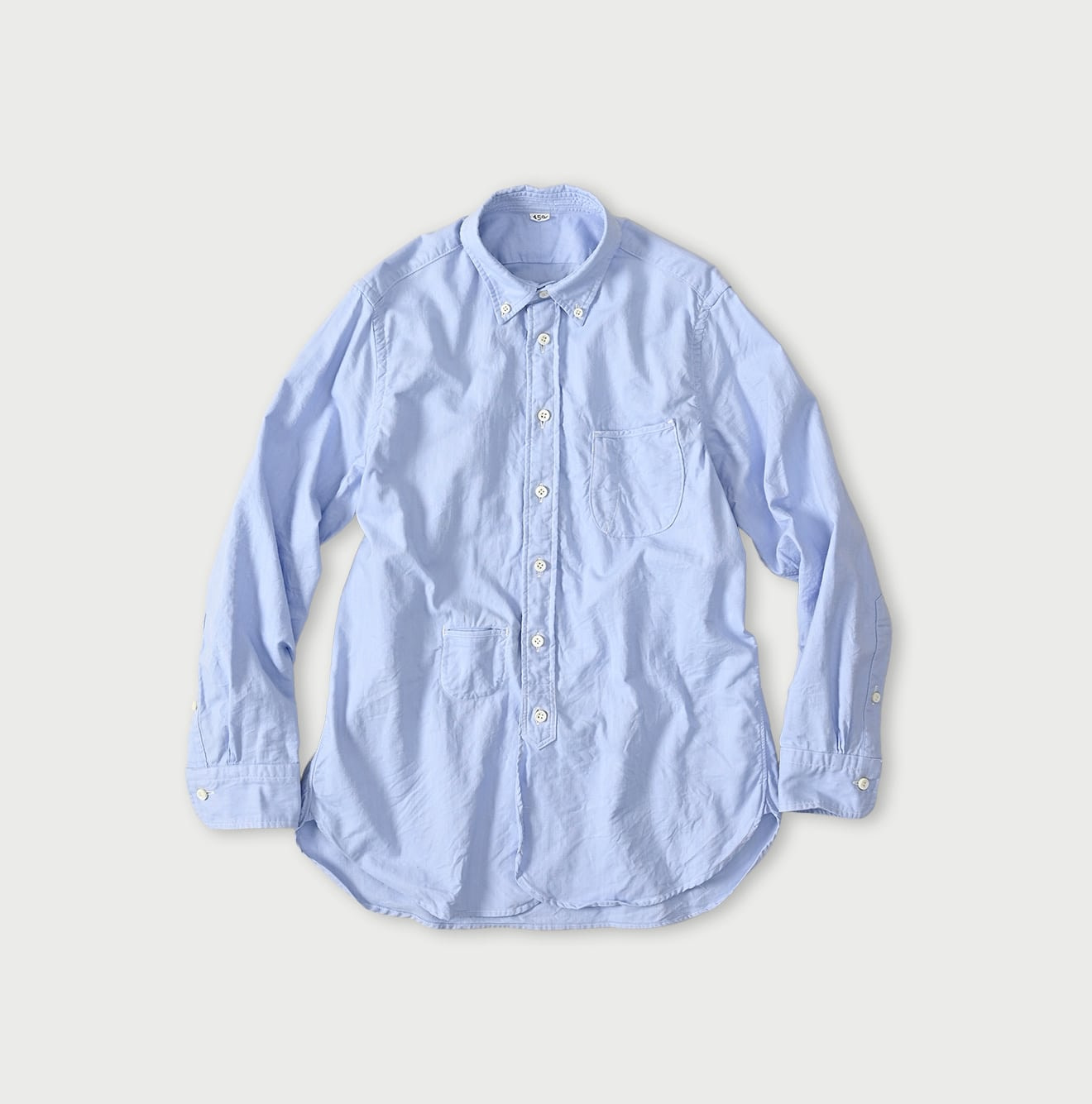 Supima OX 908 Loafer Button Down Shirt Saxe Chambray