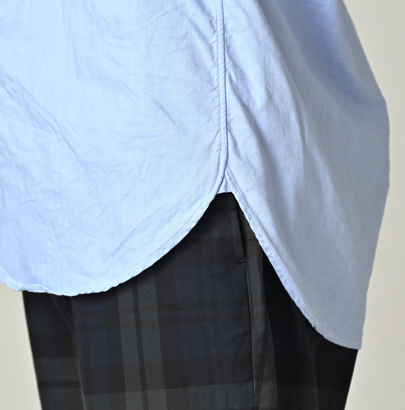 Supima OX 908 Loafer Button Down Shirt Detail