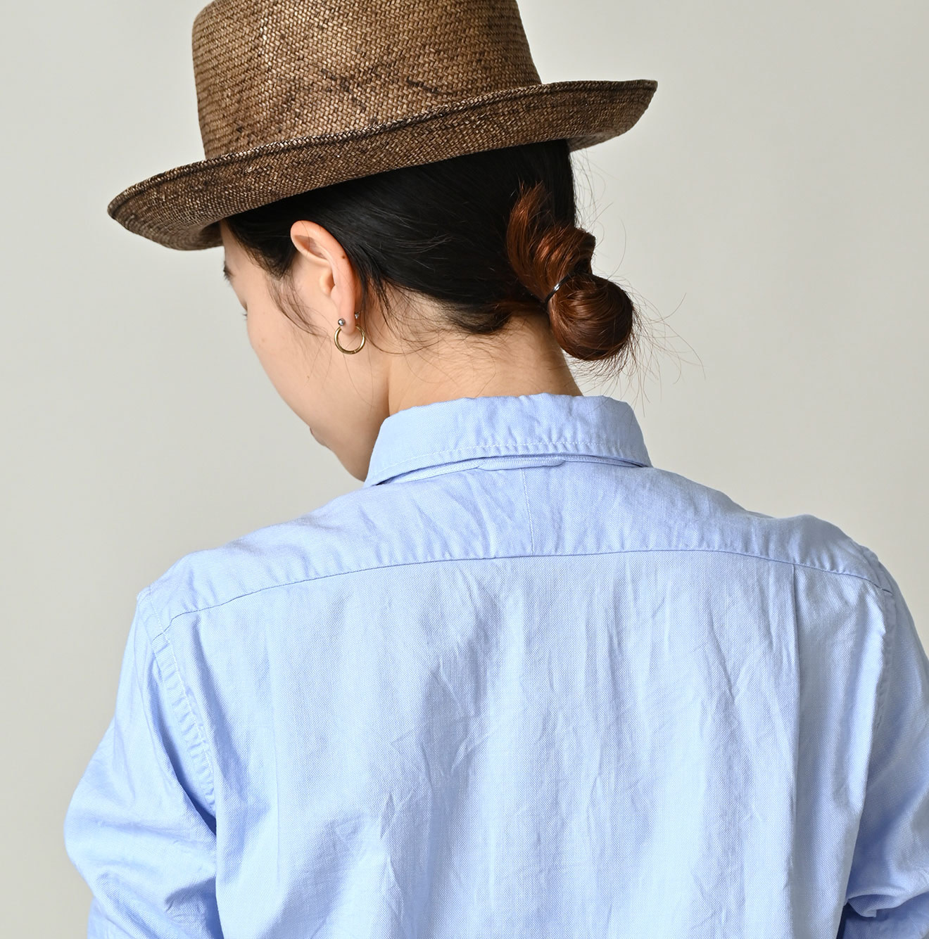 Supima OX 908 Loafer Button Down Shirt Detail