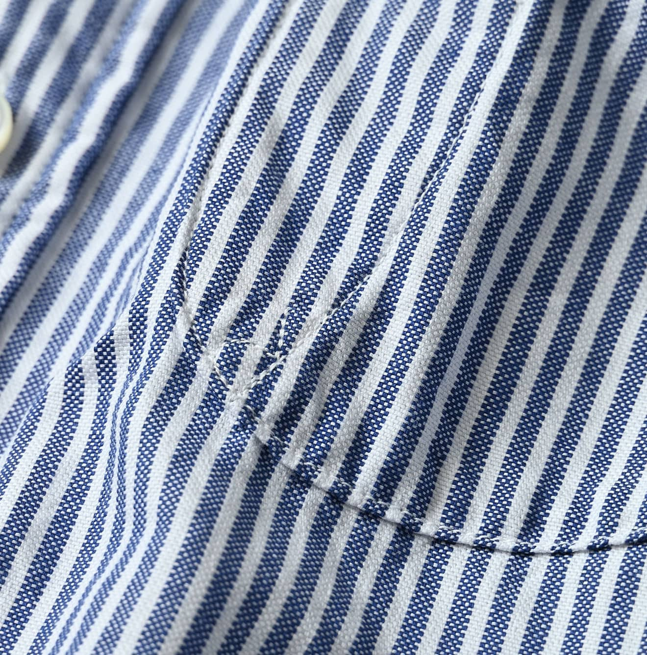 Supima OX 908 Loafer Button Down Shirt Detail
