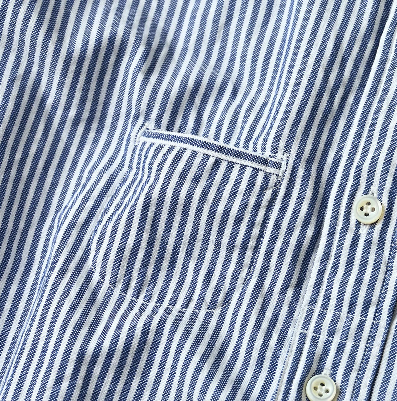 Supima OX 908 Loafer Button Down Shirt Detail