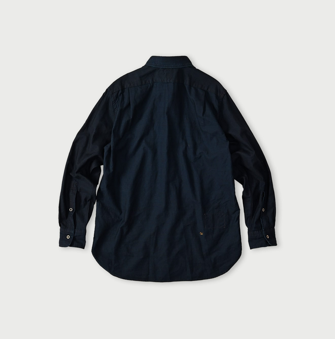 Indigo Supima OX 908 Loafer Button Down Shirt Back