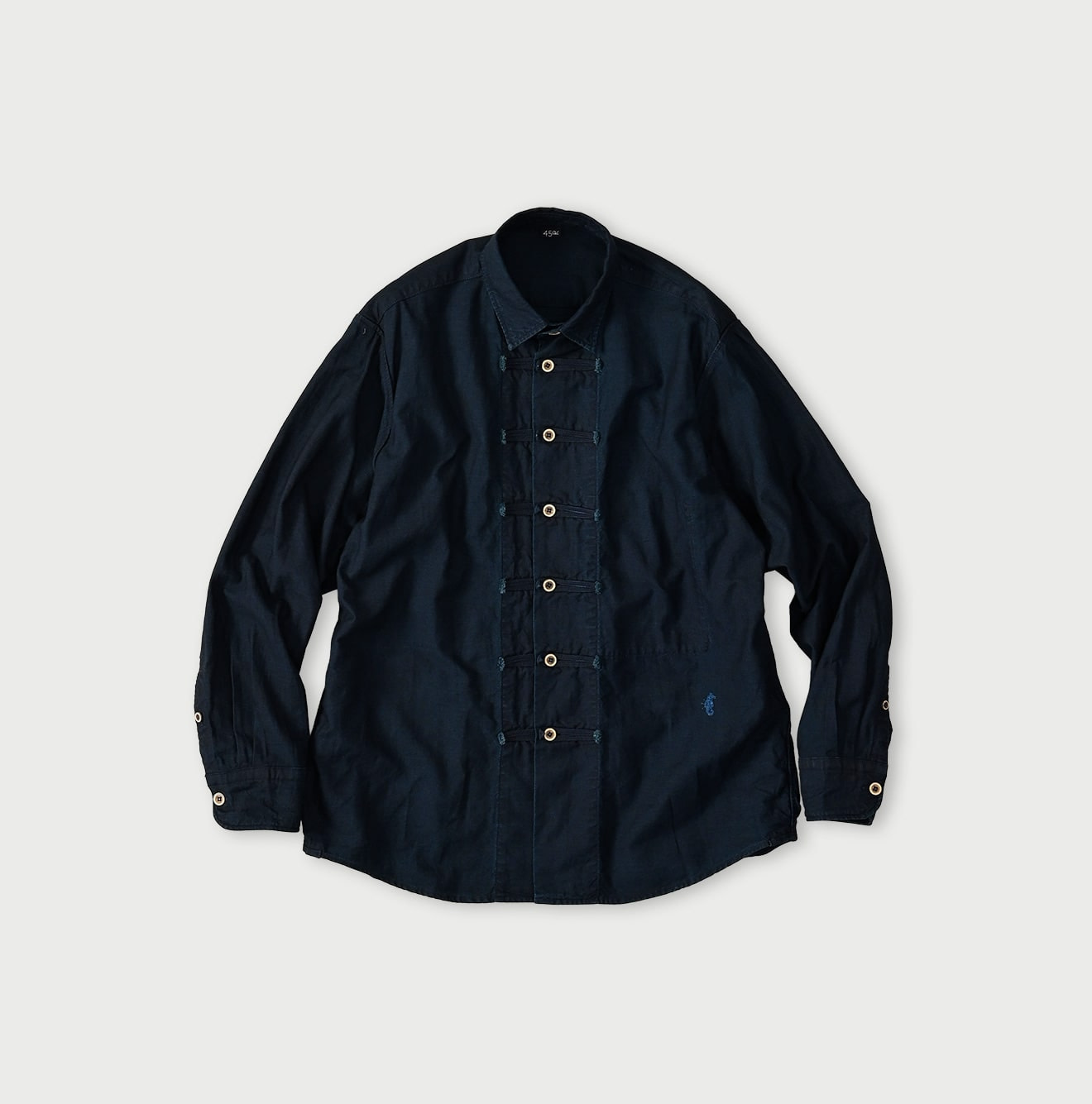 Indigo Supima OX 908 8-knot Shirt