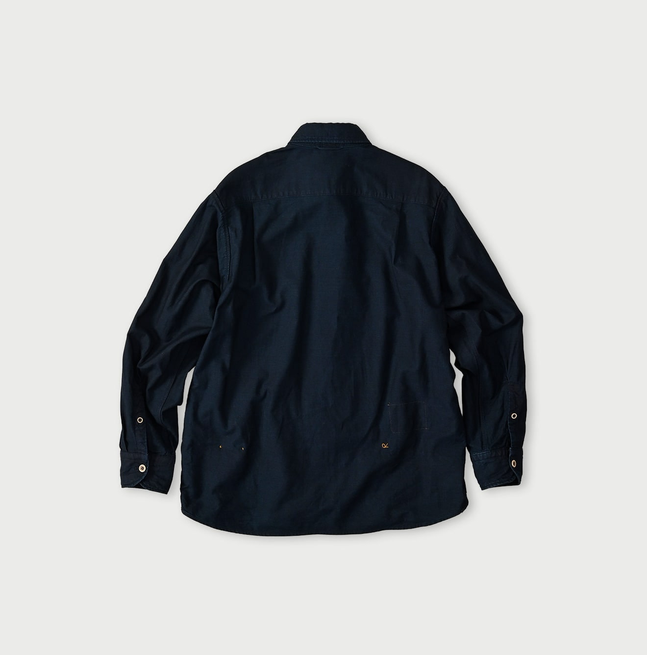 Indigo Supima OX 908 8-knot Shirt Back