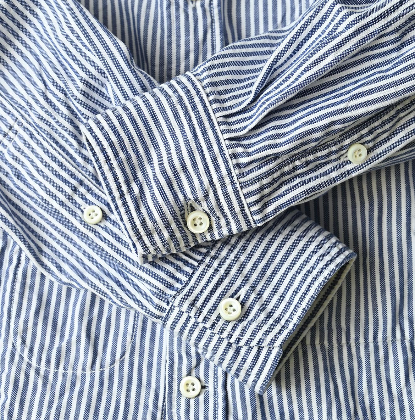 Supima OX 908 Ocean Canvas Shirt Detail