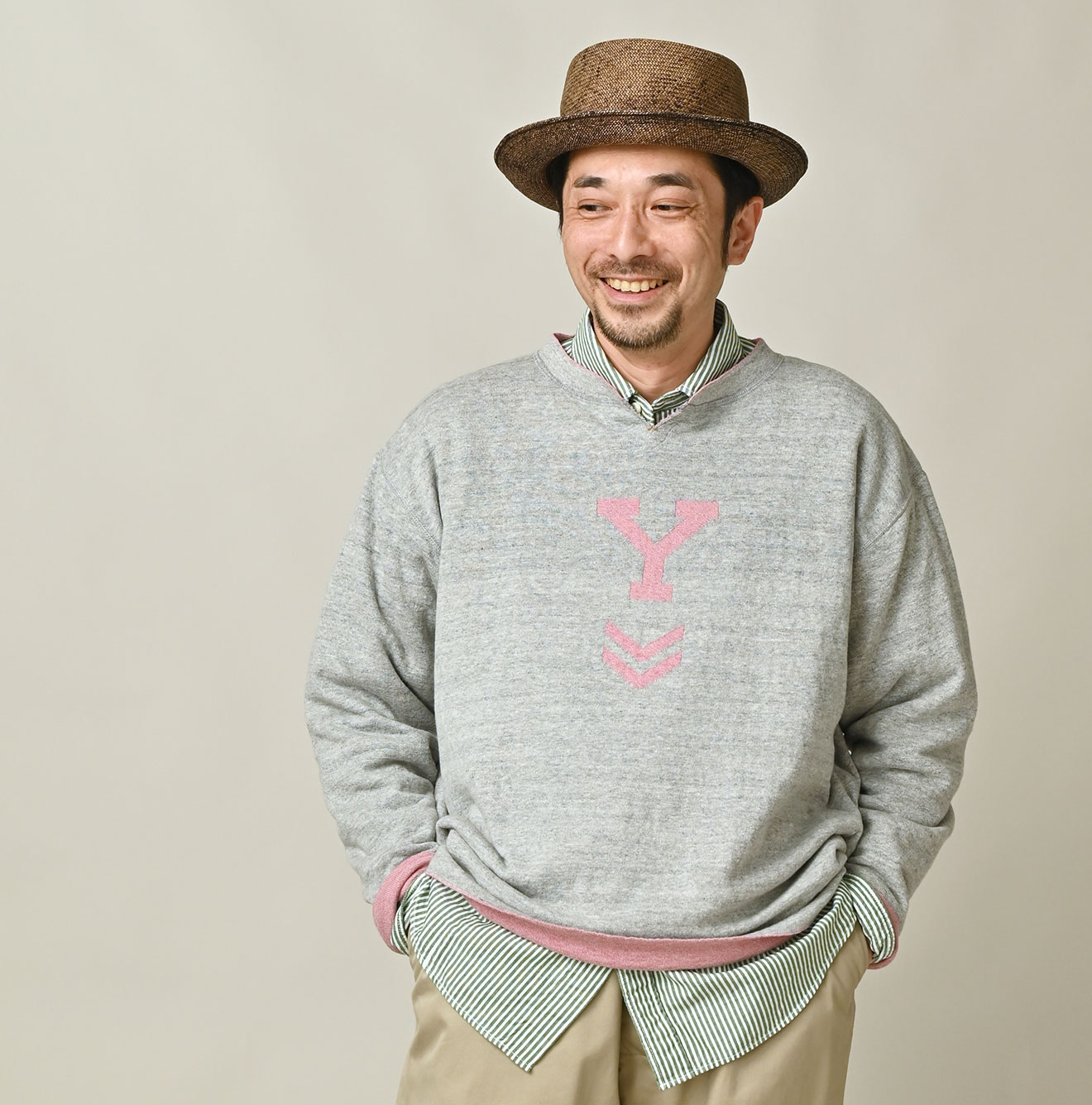 Reversible Jacquard 908 T-shirt Male Model