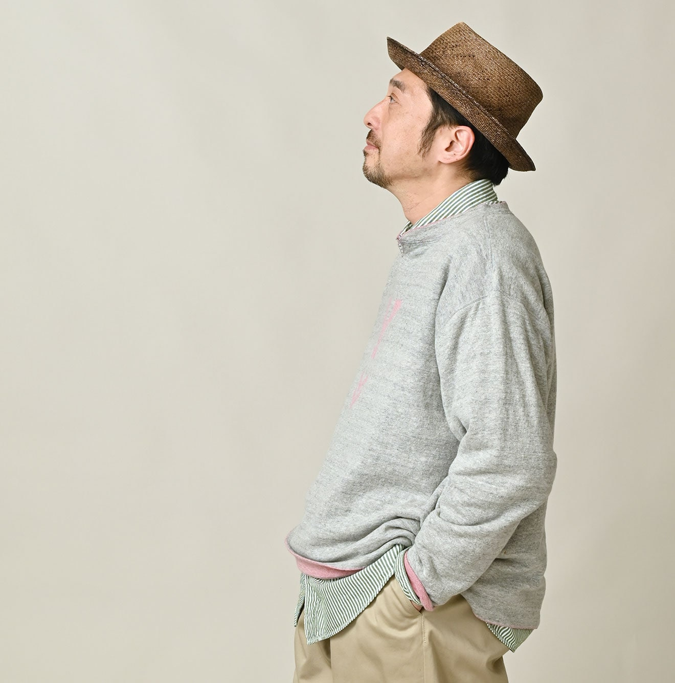 Reversible Jacquard 908 T-shirt Male Model