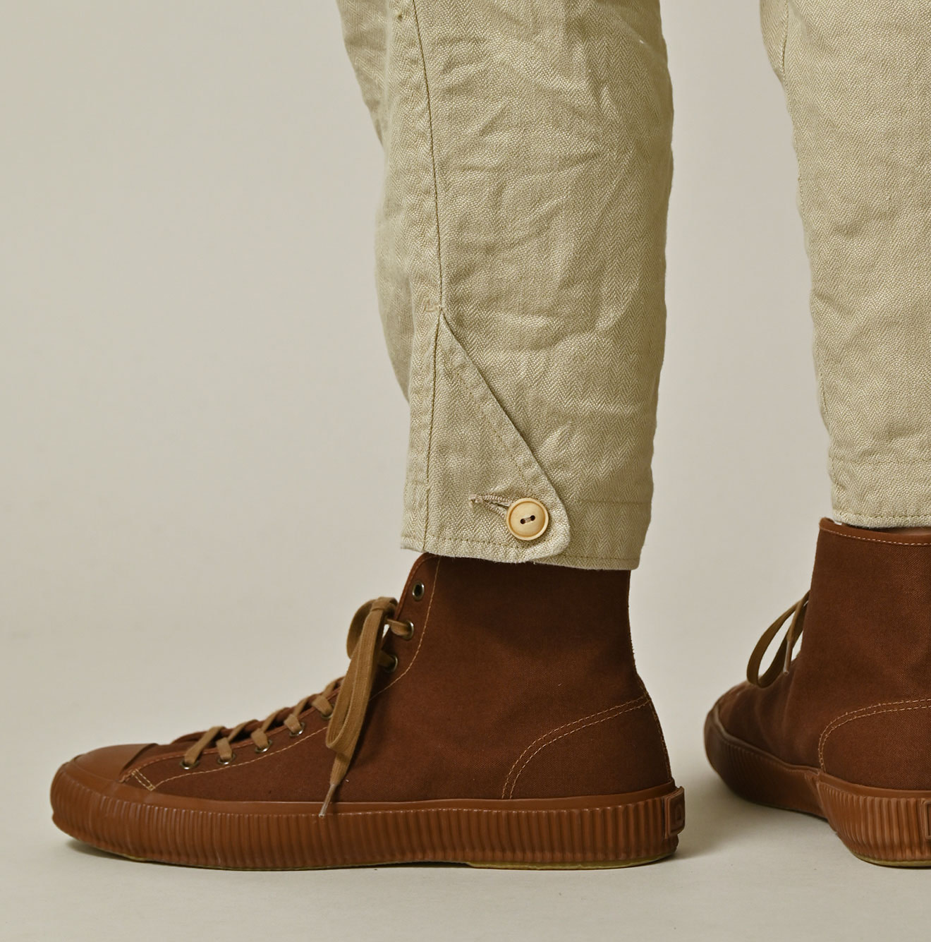 Linen Herringbone 908 Joppan Detail