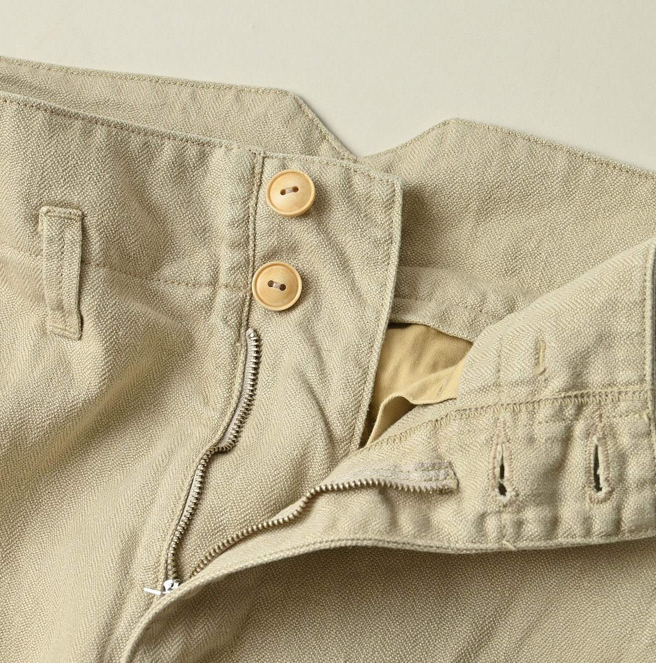 Linen Herringbone 908 Joppan Detail