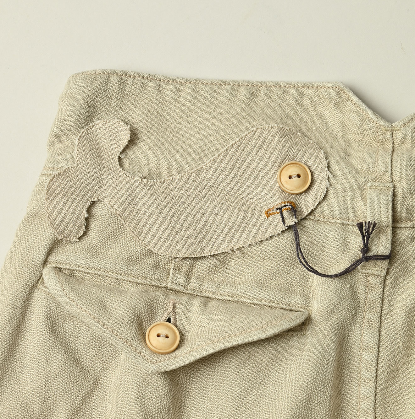 Linen Herringbone 908 Joppan Detail