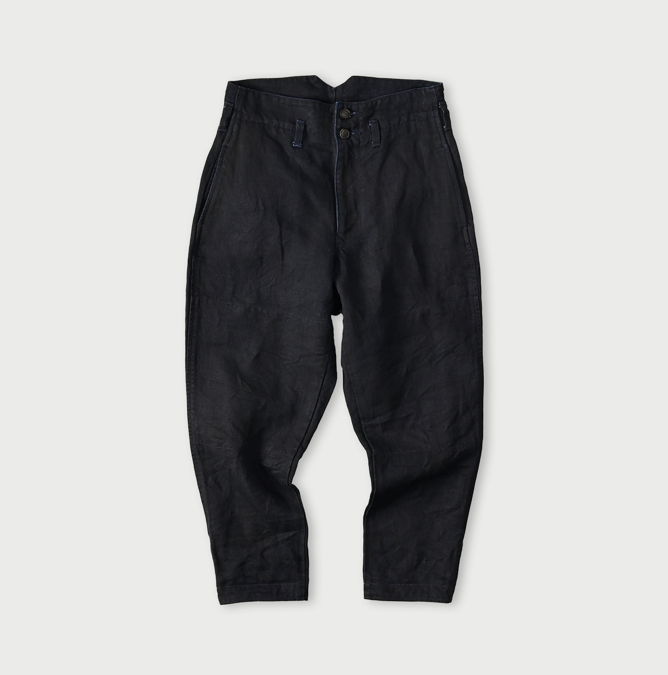 Indigo Linen Herringbone 908 Joppan