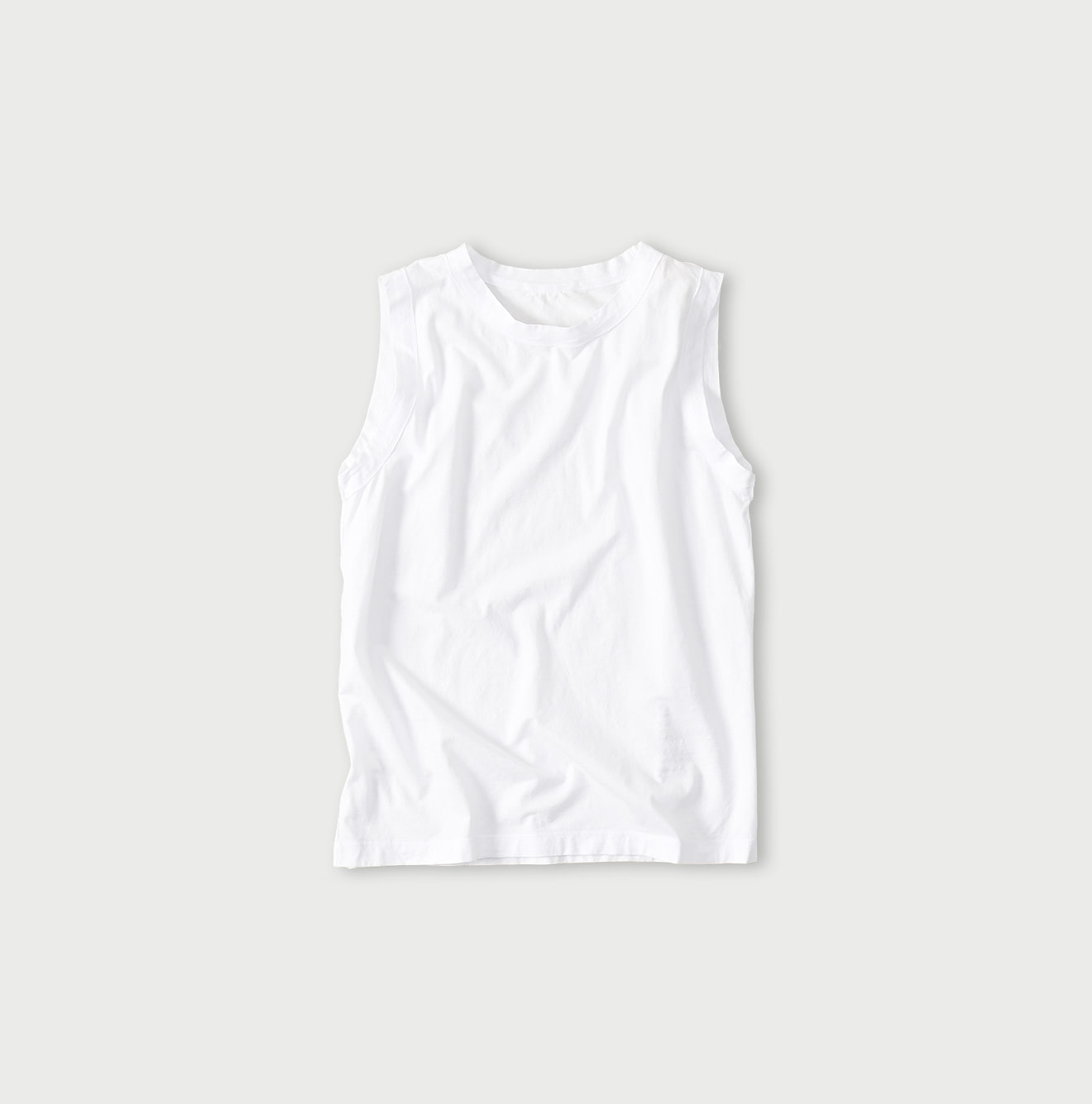 Supima Thin Tenjiku Camisole White