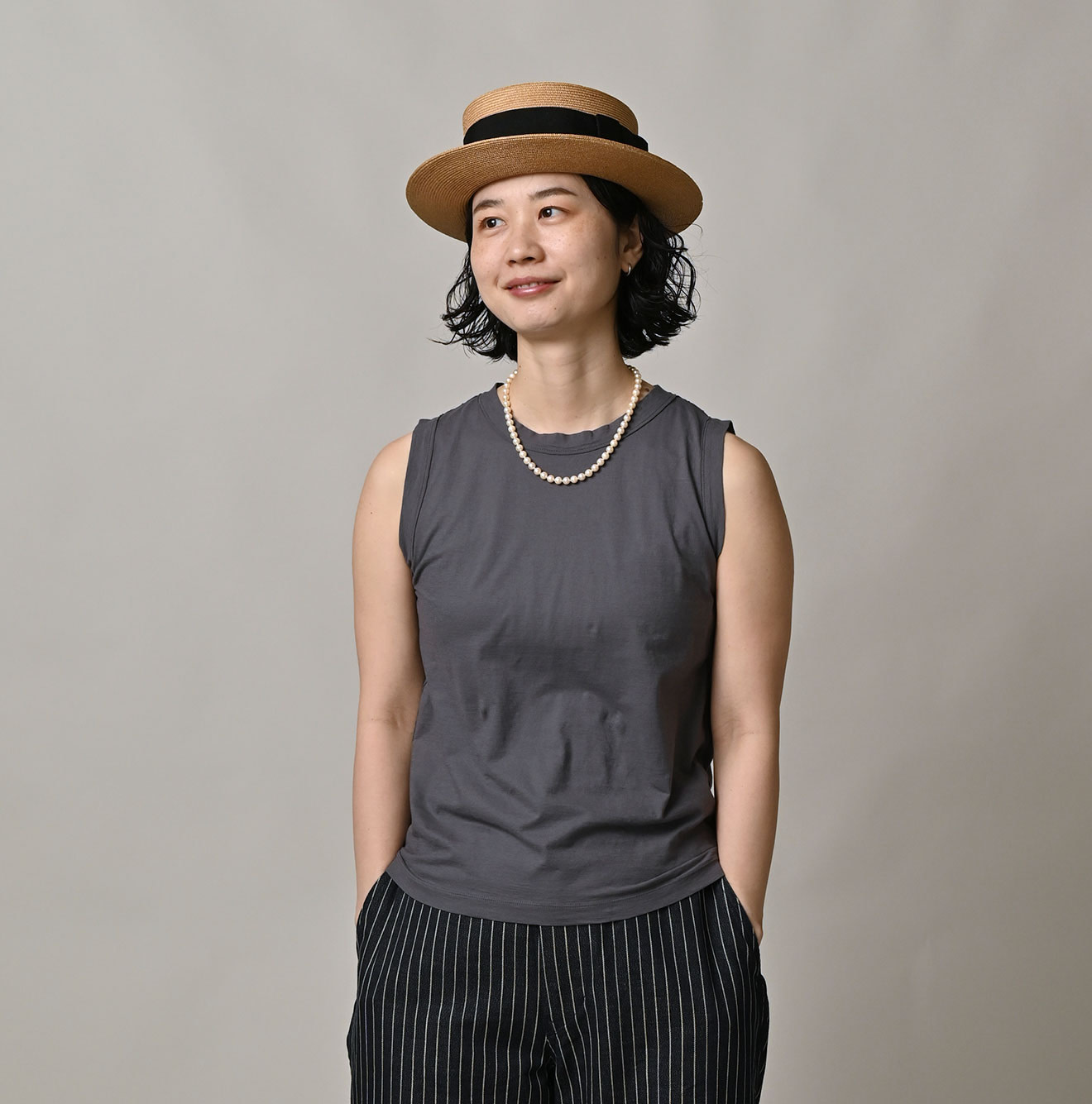 Supima Thin Tenjiku Camisole Female Model