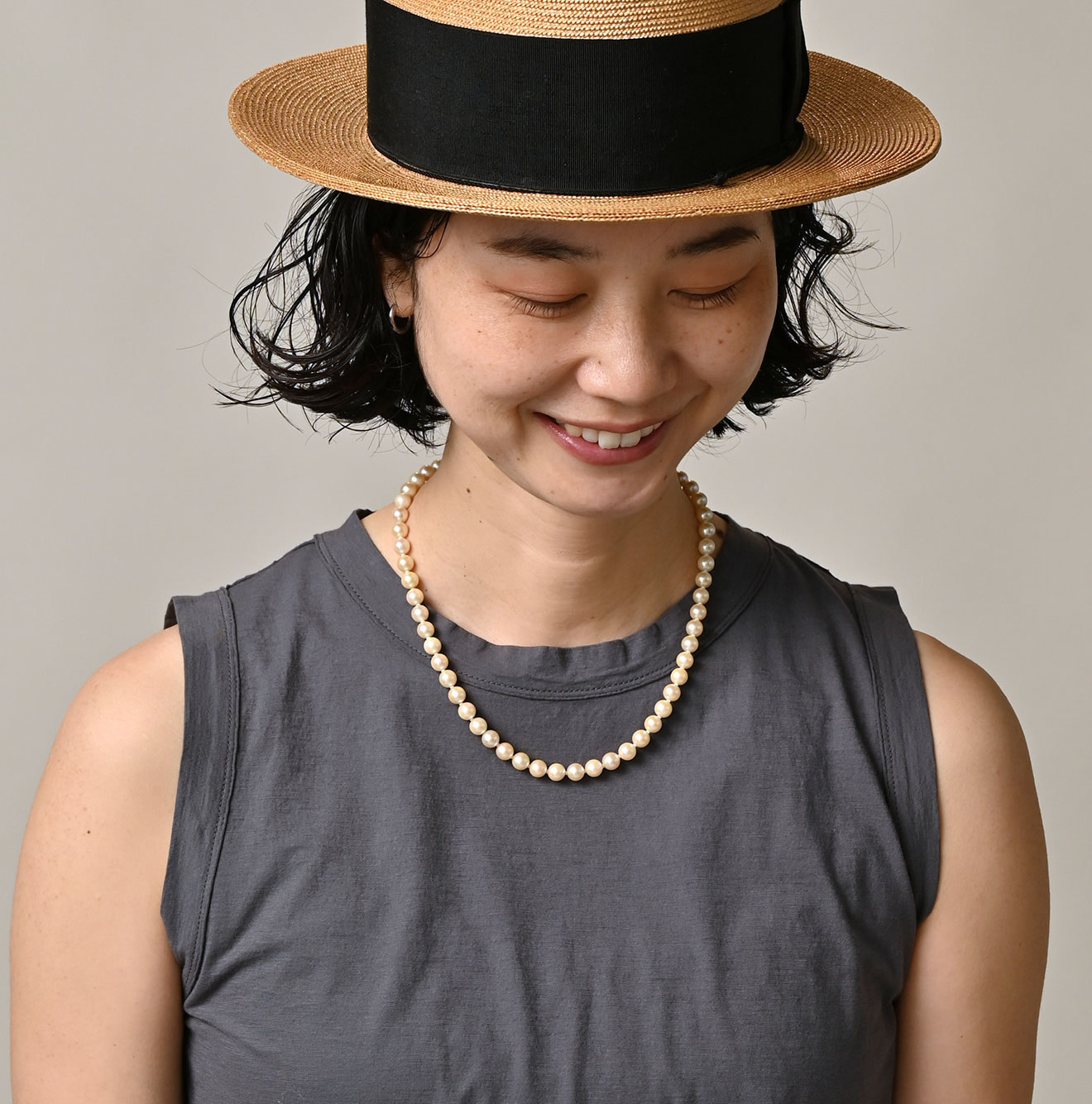 Supima Thin Tenjiku Camisole Detail