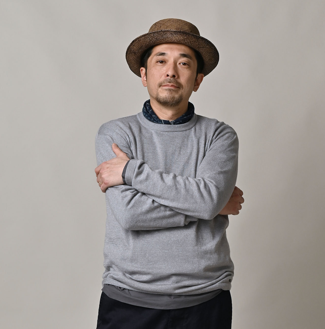 Whole Super Gauze 908 Crew Male Model