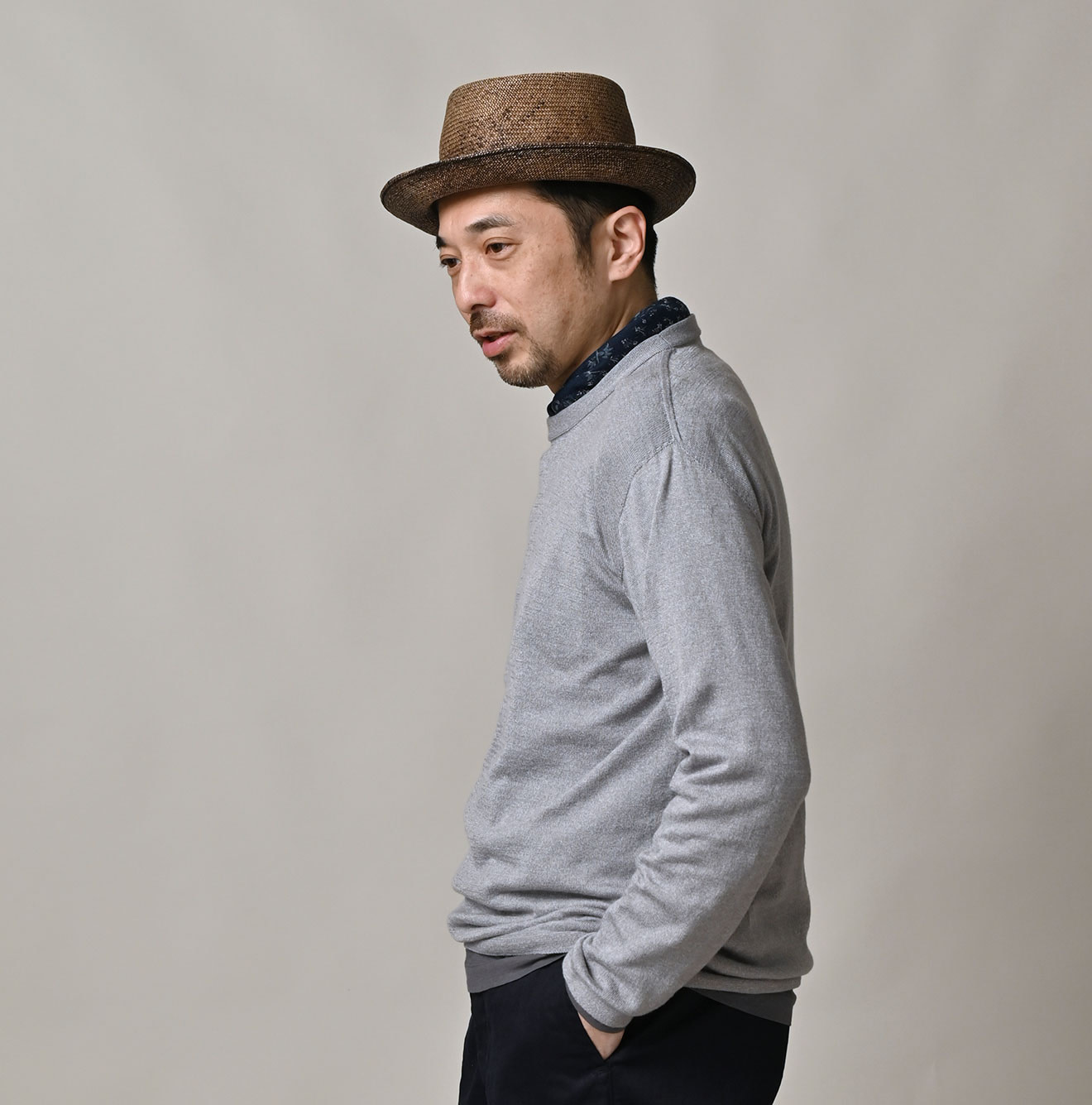 Whole Super Gauze 908 Crew Male Model