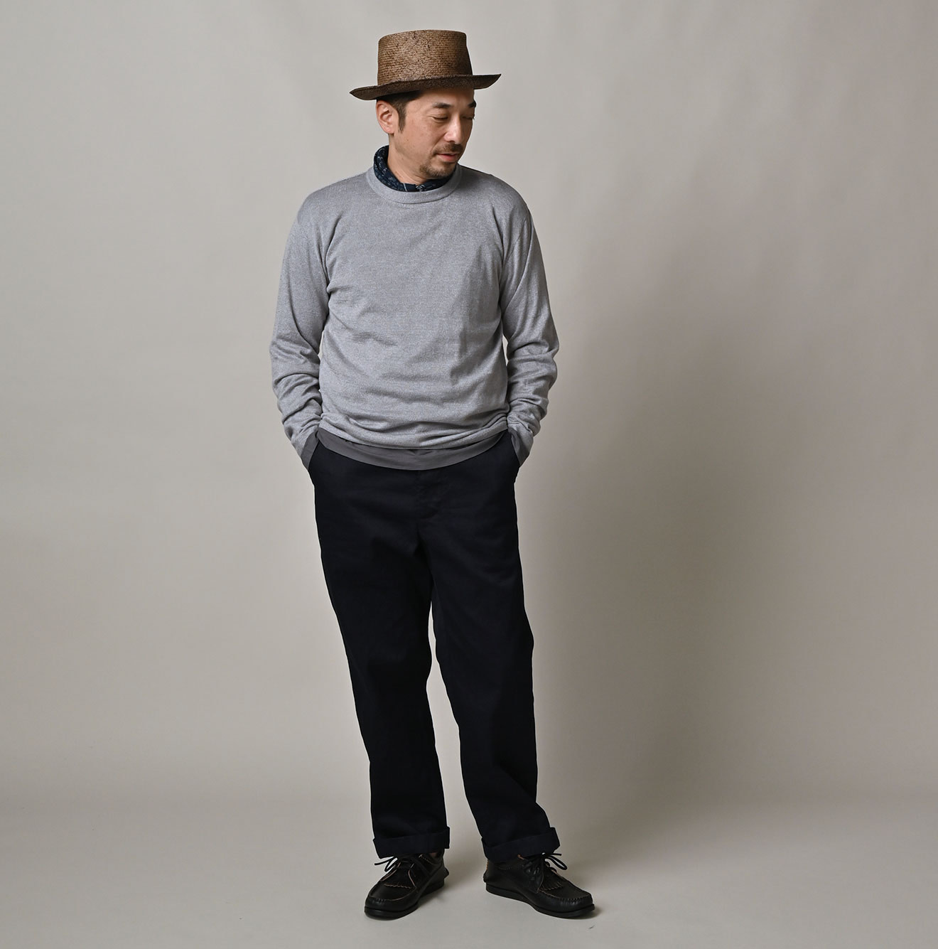 Whole Super Gauze 908 Crew Male Model