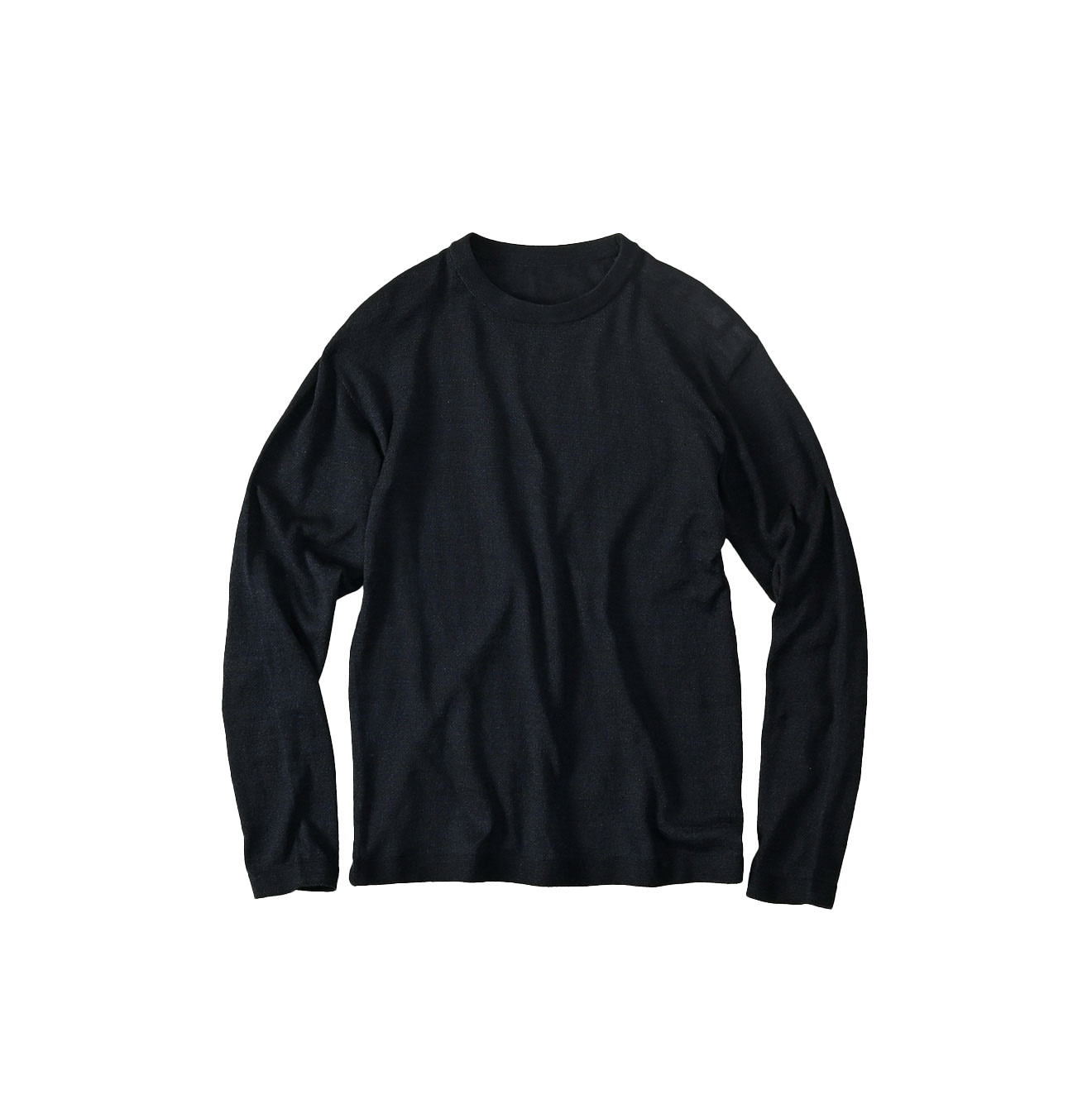 Indigo Whole Super Gauze 908 Crew Kageiro Nando