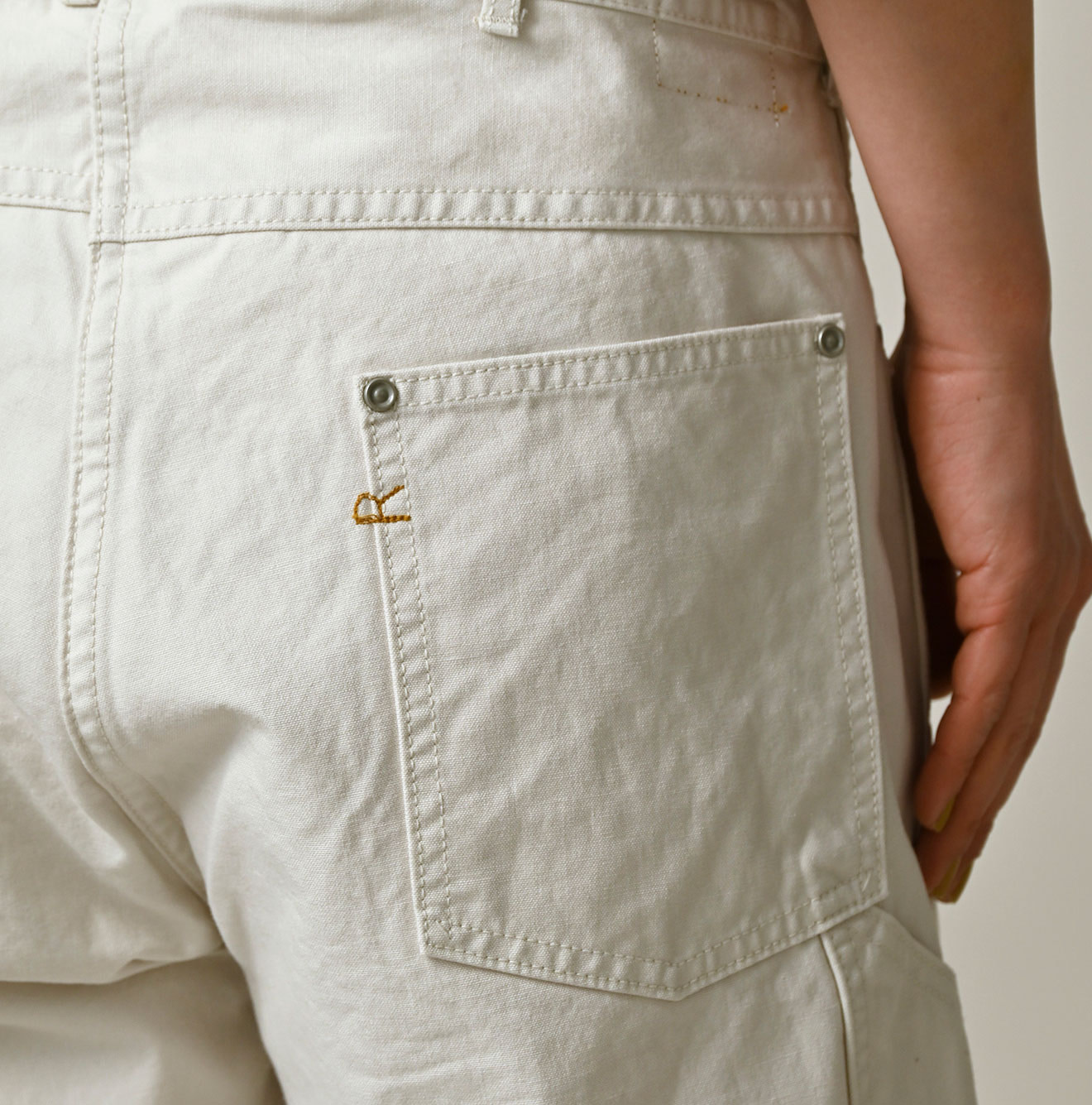 High Density 908 Duck Painter Pants Detail