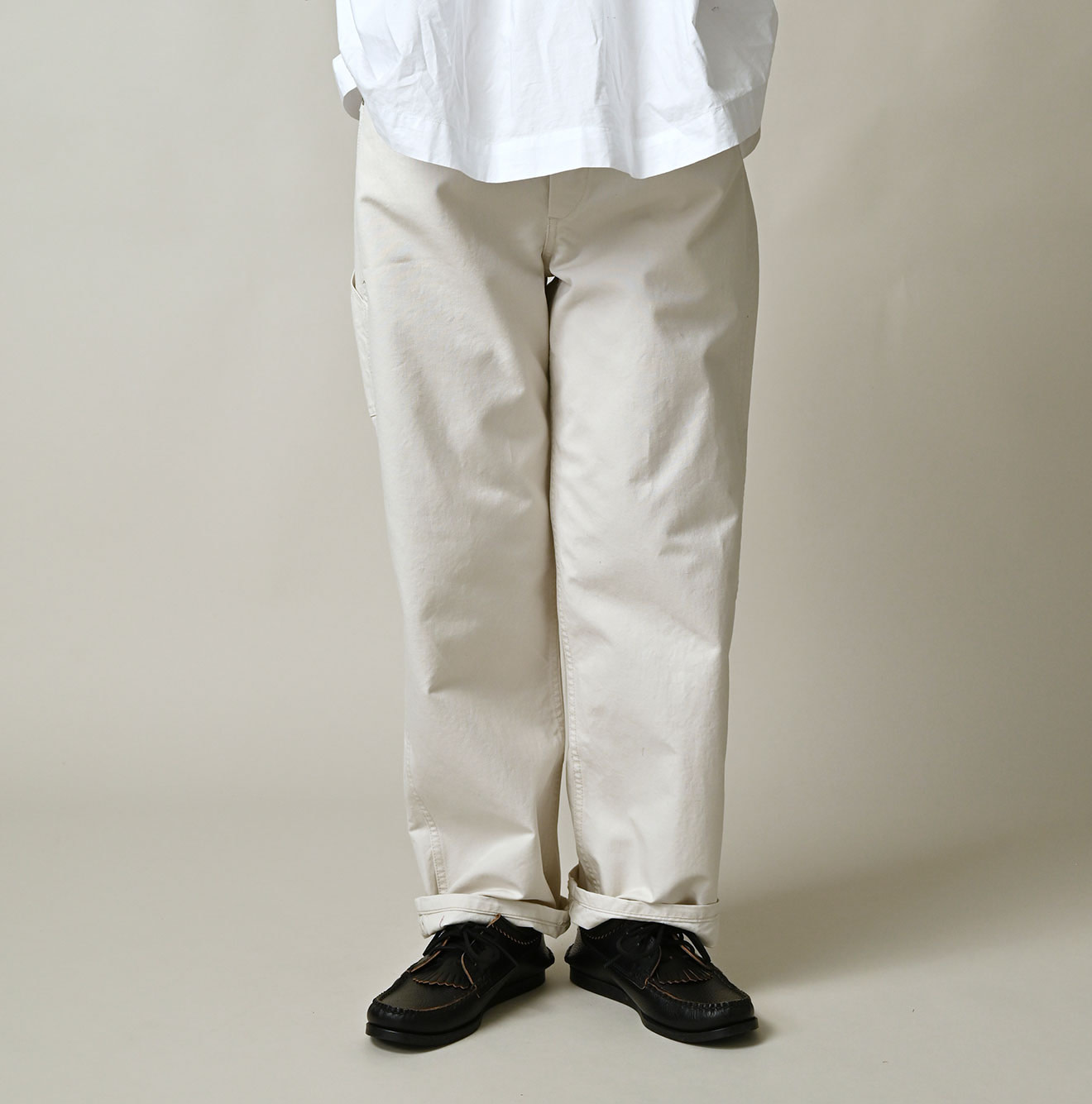 High Density 908 Duck Painter Pants Female Model