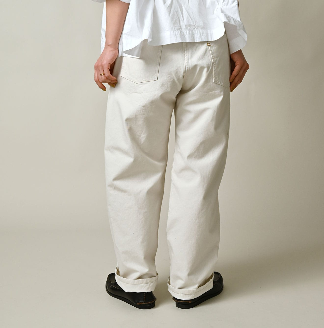 High Density 908 Duck Painter Pants Female Model