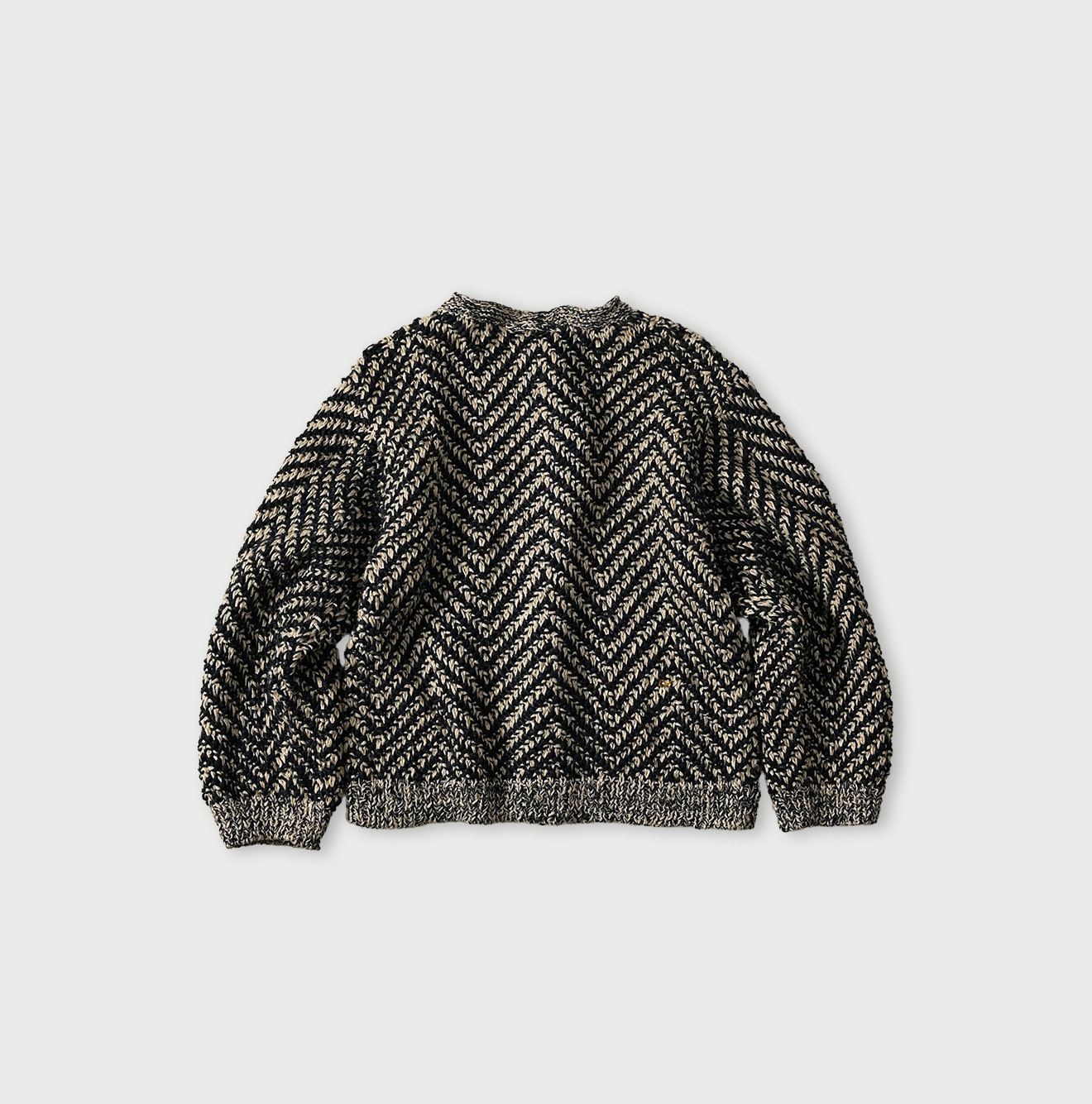 Linen Herringbone Bolero Back