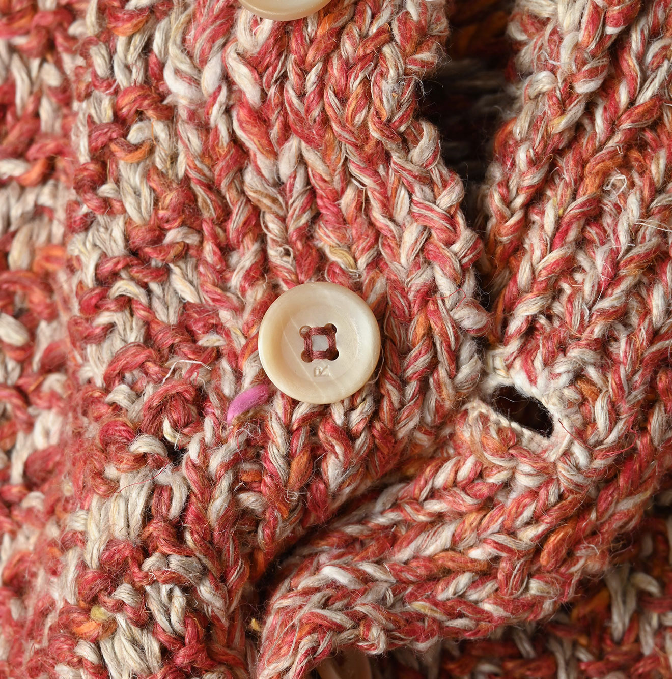 Linen Herringbone Bolero Detail