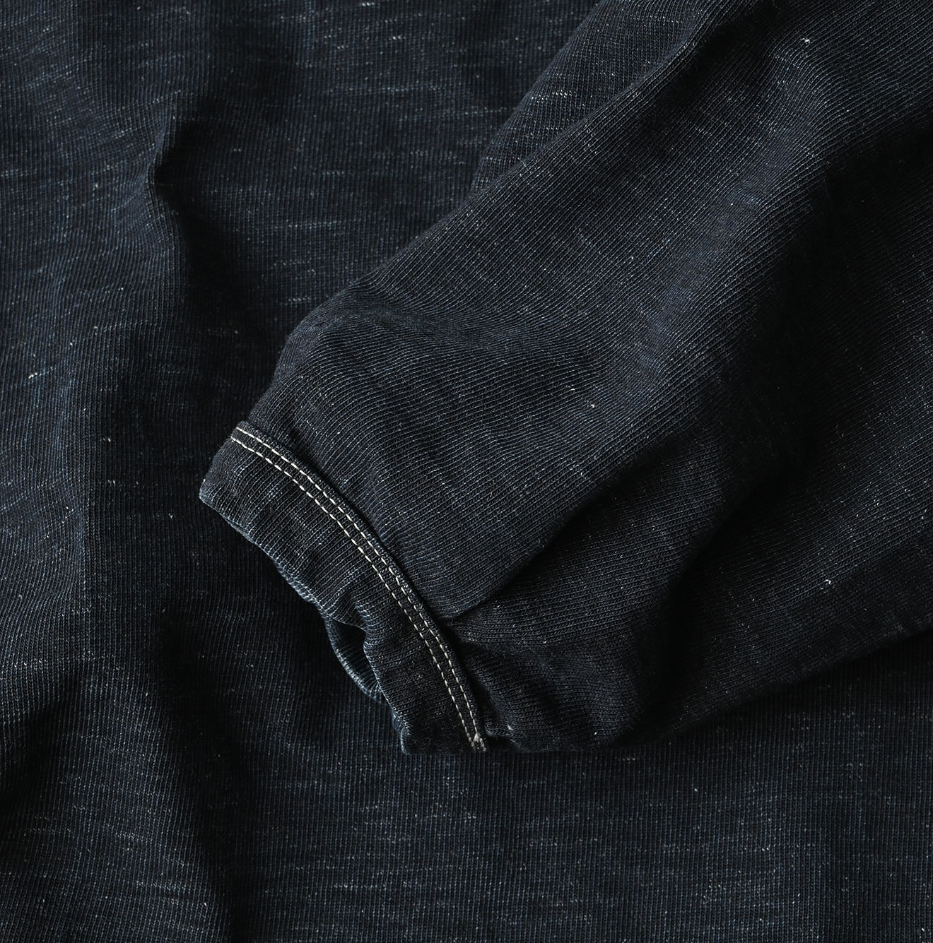 Indigo Denim Tenjiku Dress Detail