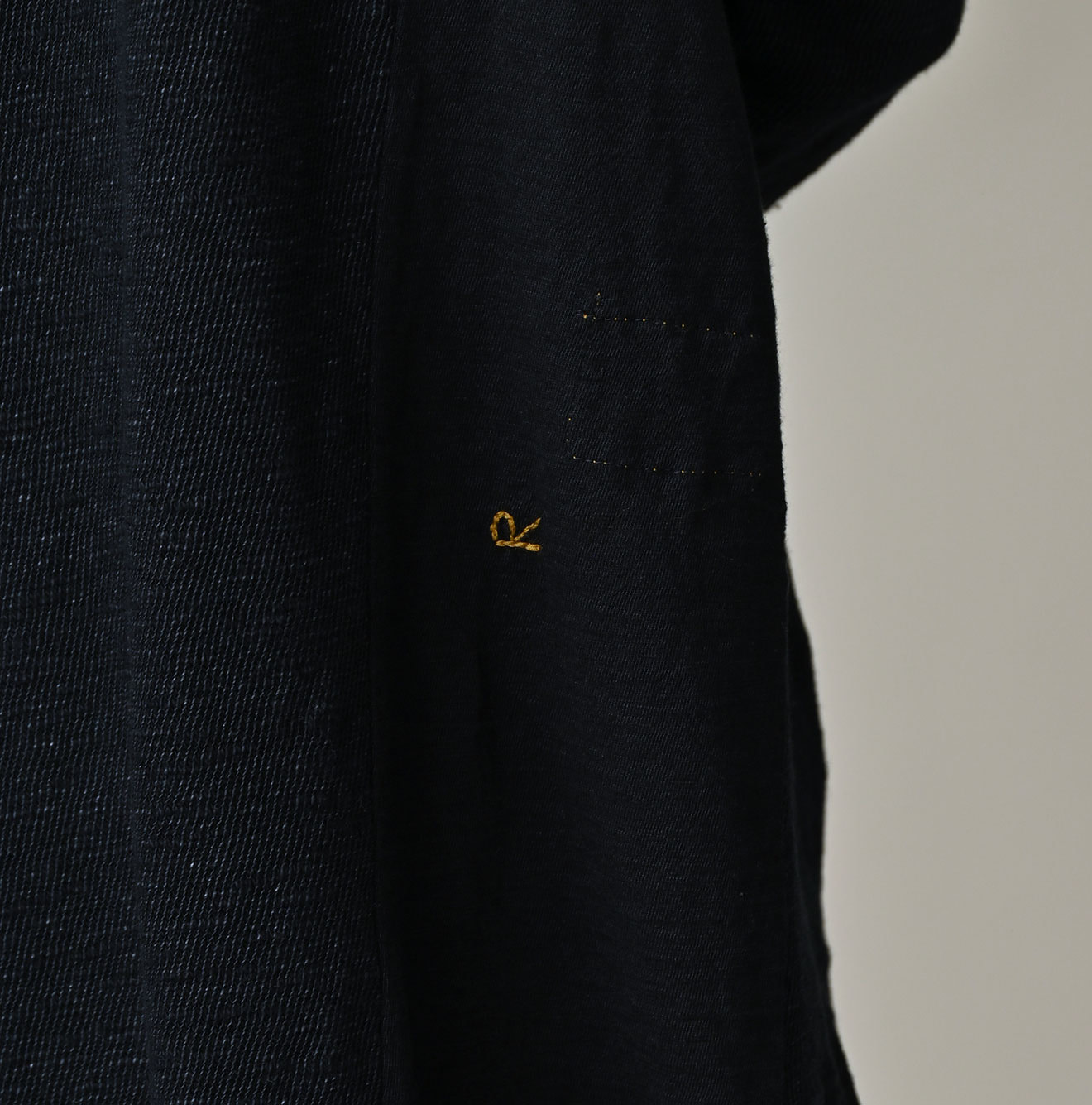 Indigo Iroiro Tenjiku Dress Detail