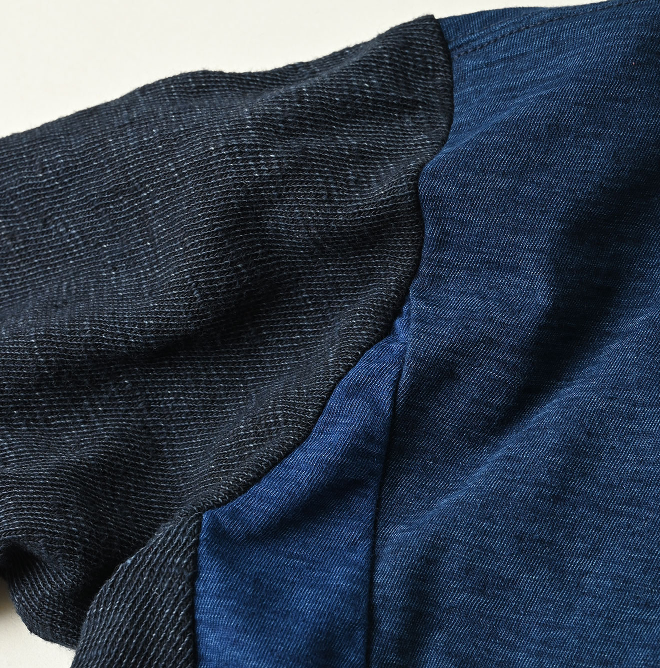 Indigo Iroiro Tenjiku Dress Detail