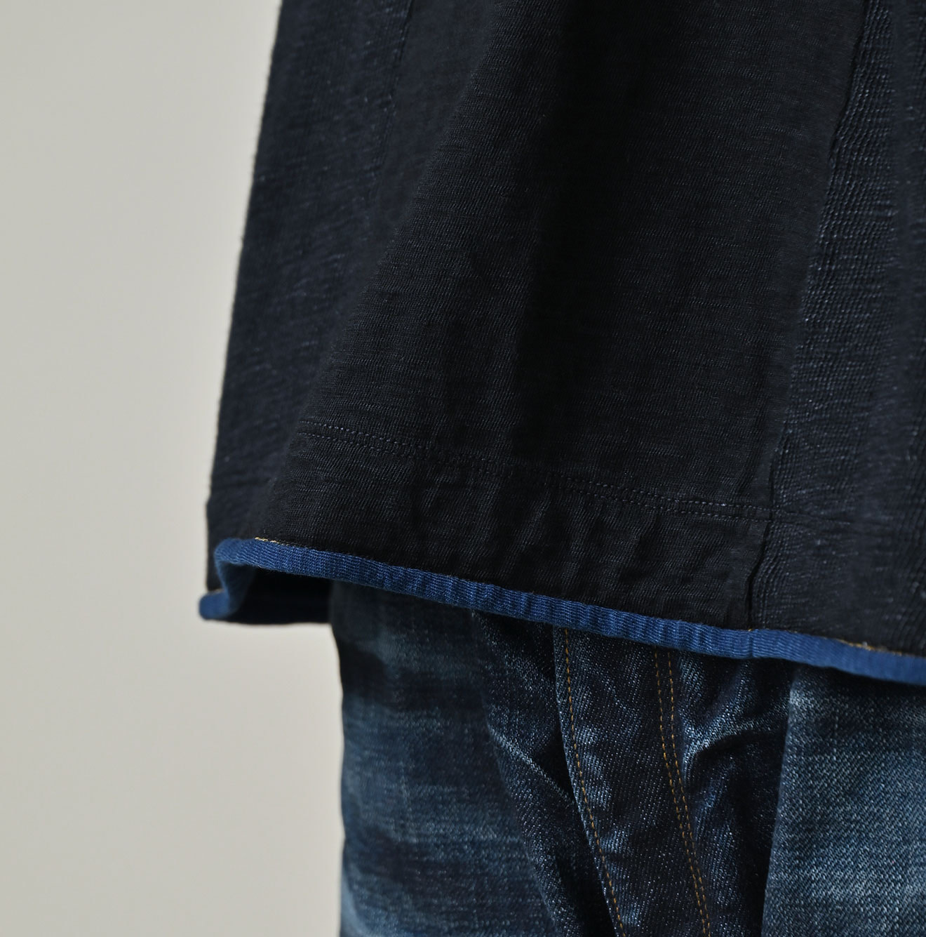 Indigo Iroiro Tenjiku Camisole Detail