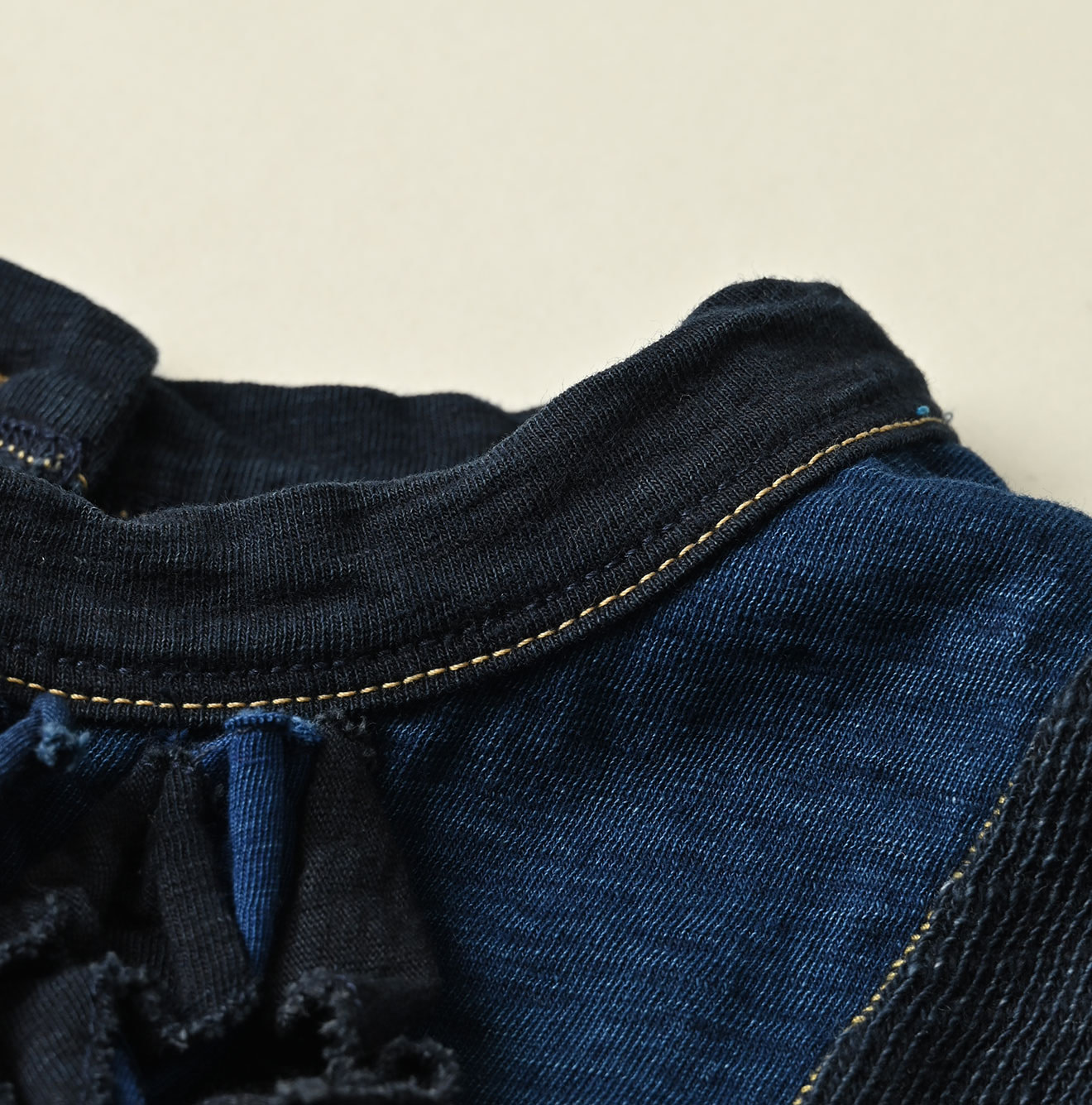 Indigo Iroiro Tenjiku Camisole Detail