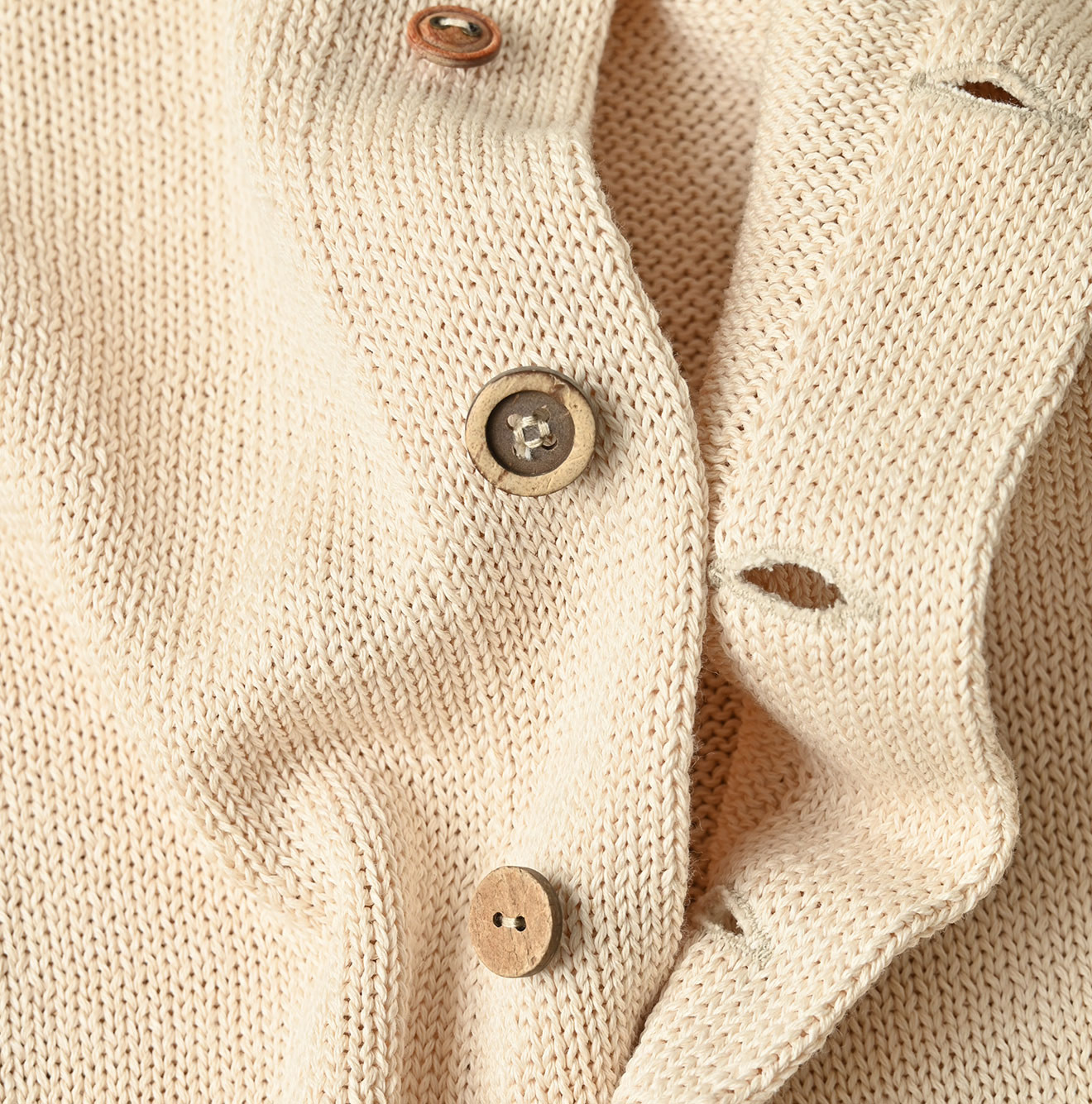 Gima Knitsew Cardigan Detail
